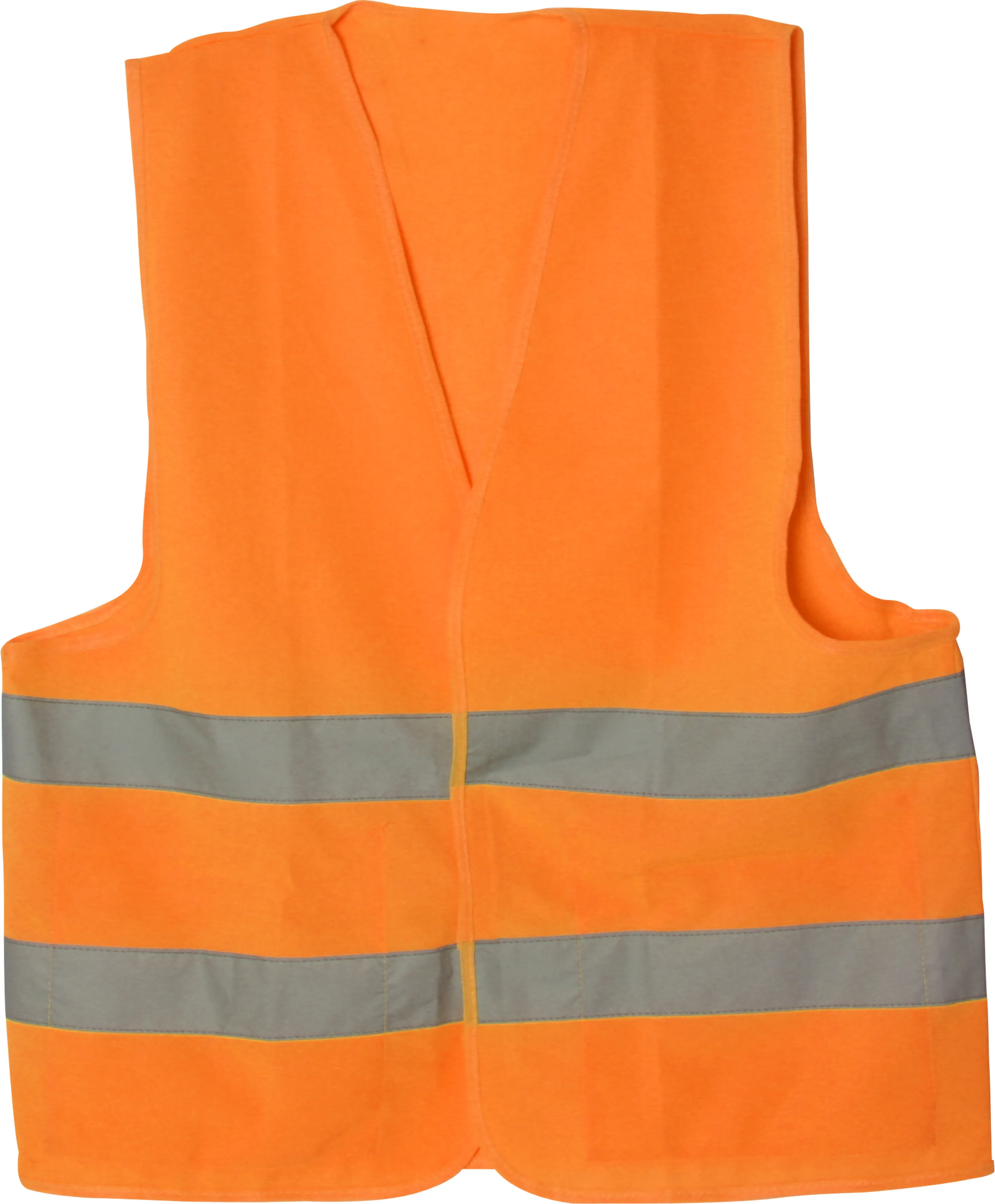 Chaleco de Tela Naranja Alta Visibilidad G - Paquete 5 Piezas