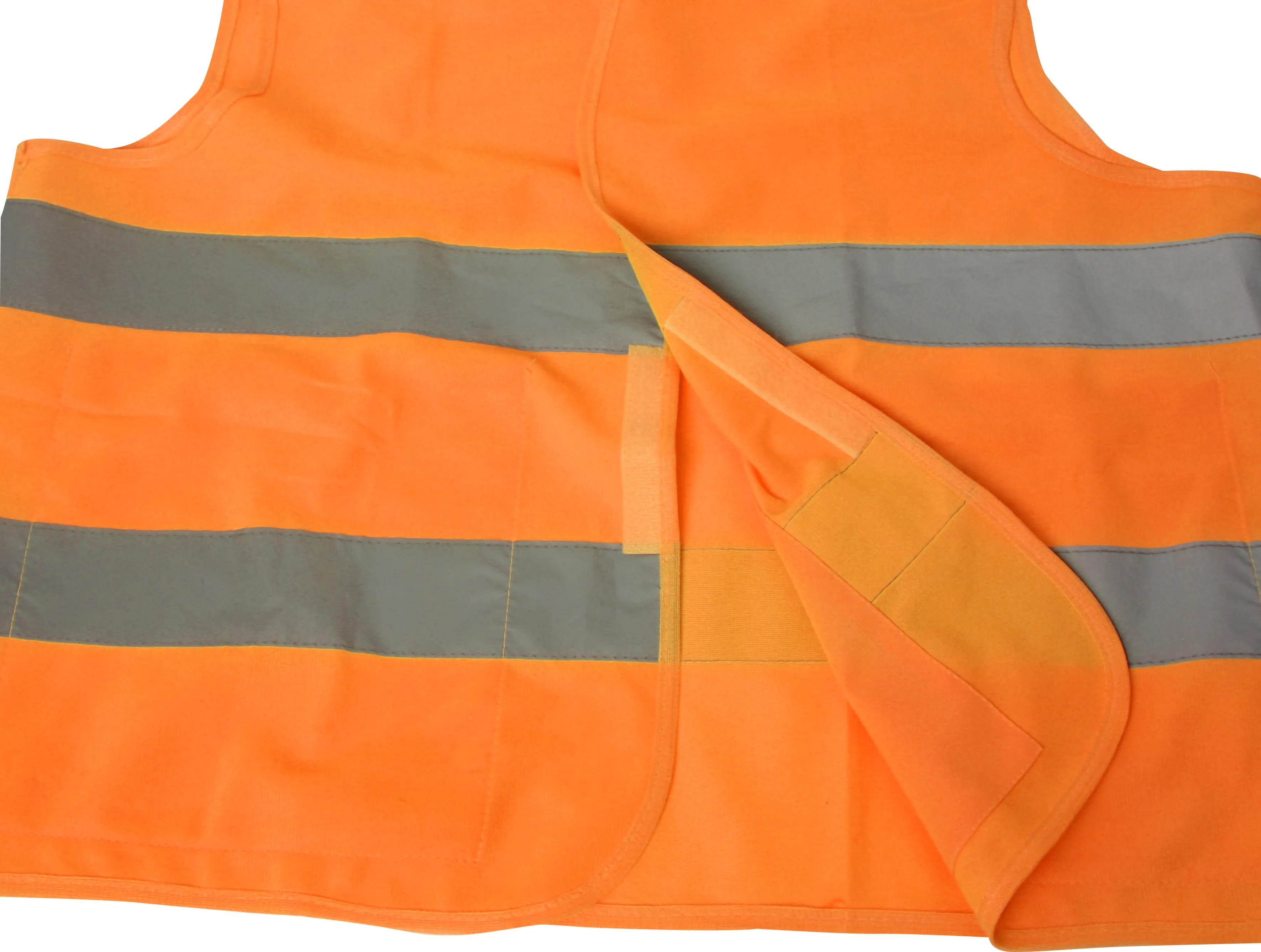Chaleco de Tela Naranja Alta Visibilidad XL - Imagen 2
