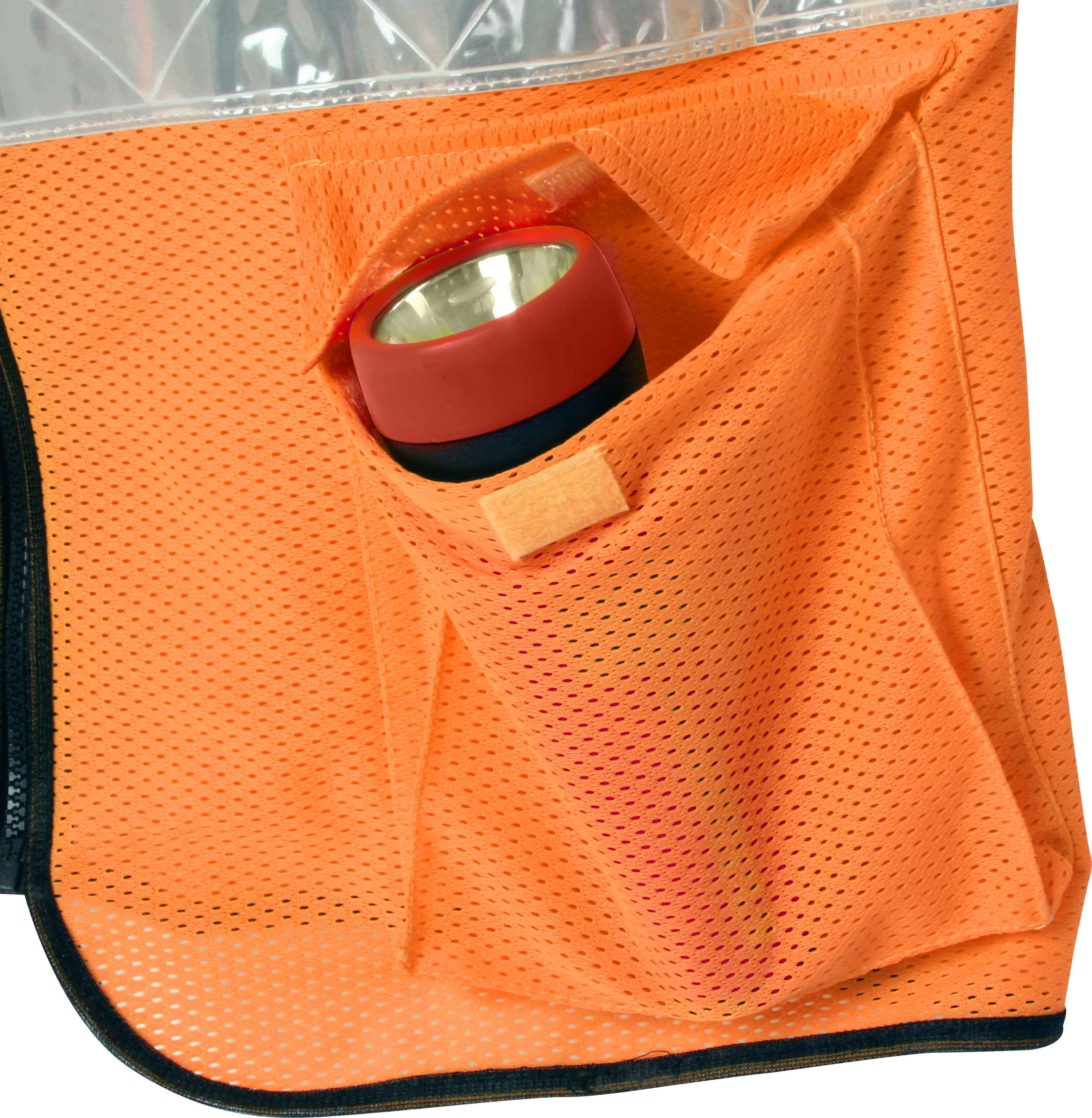 Chaleco Microprisma Naranja G - Imagen 3