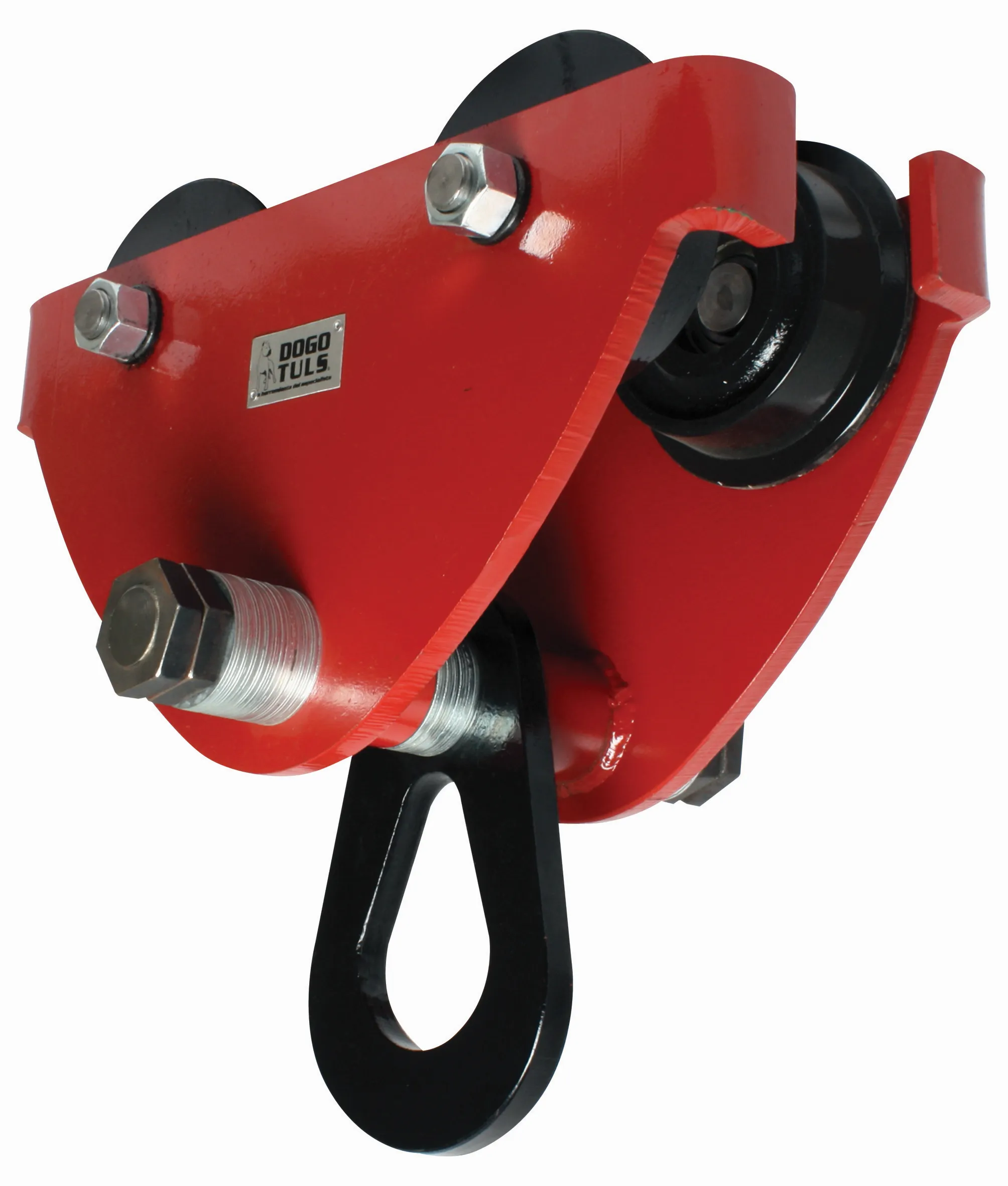 Trole de Carga 5000 kg Rojo Reforzado D1