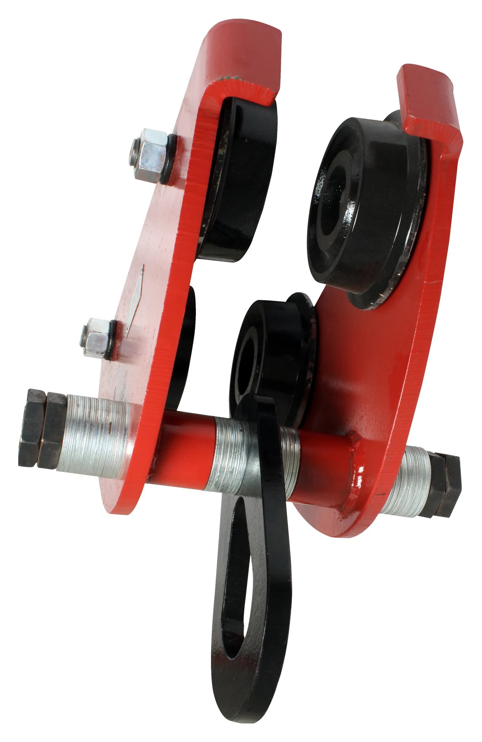Trole de Carga 5000 kg Rojo Reforzado D1 - Imagen 2
