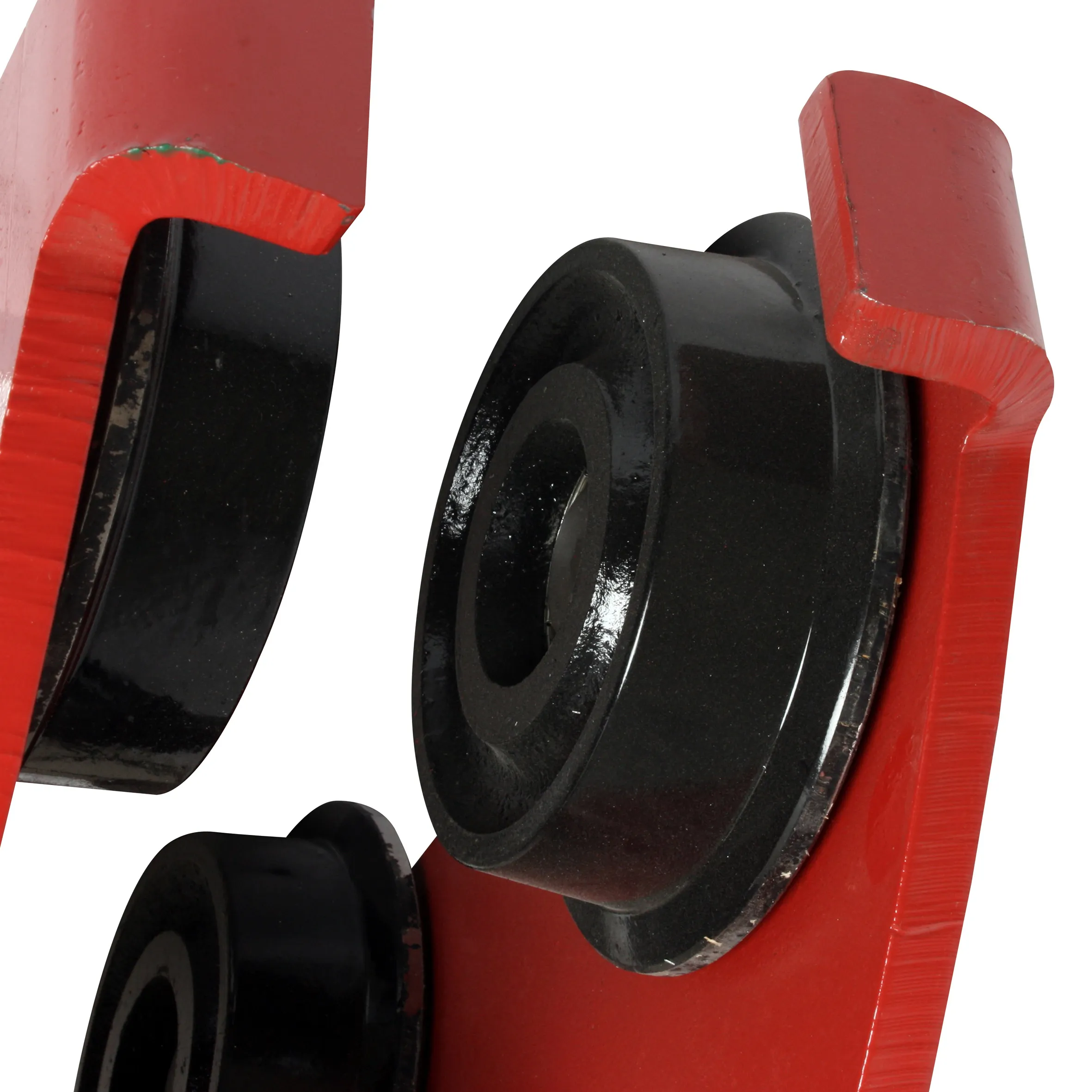 Trole de Carga 5000 kg Rojo Reforzado D1 - Imagen 4