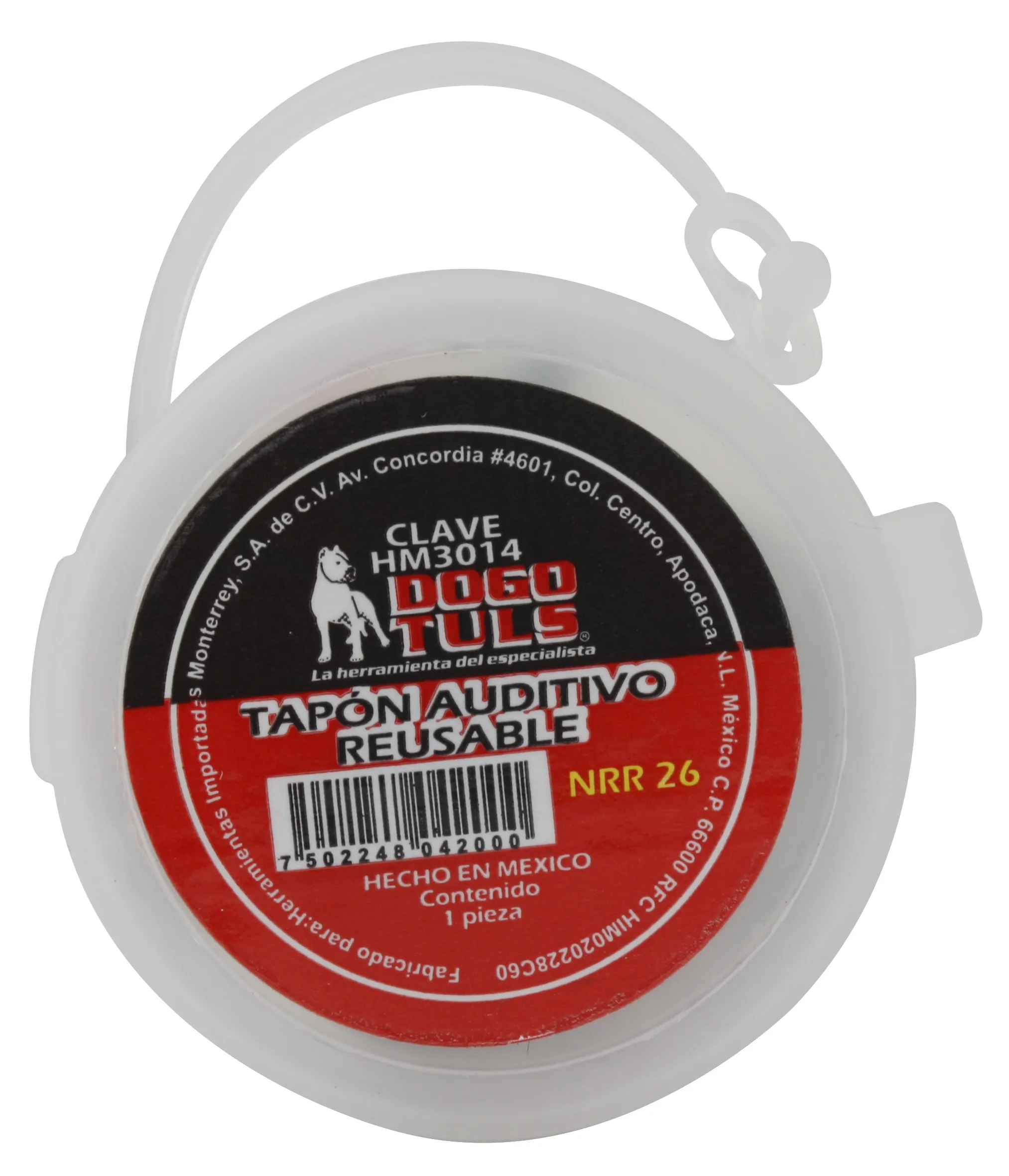 Tapón Auditivo Reusable 3 Hongos con Cordón - Imagen 3