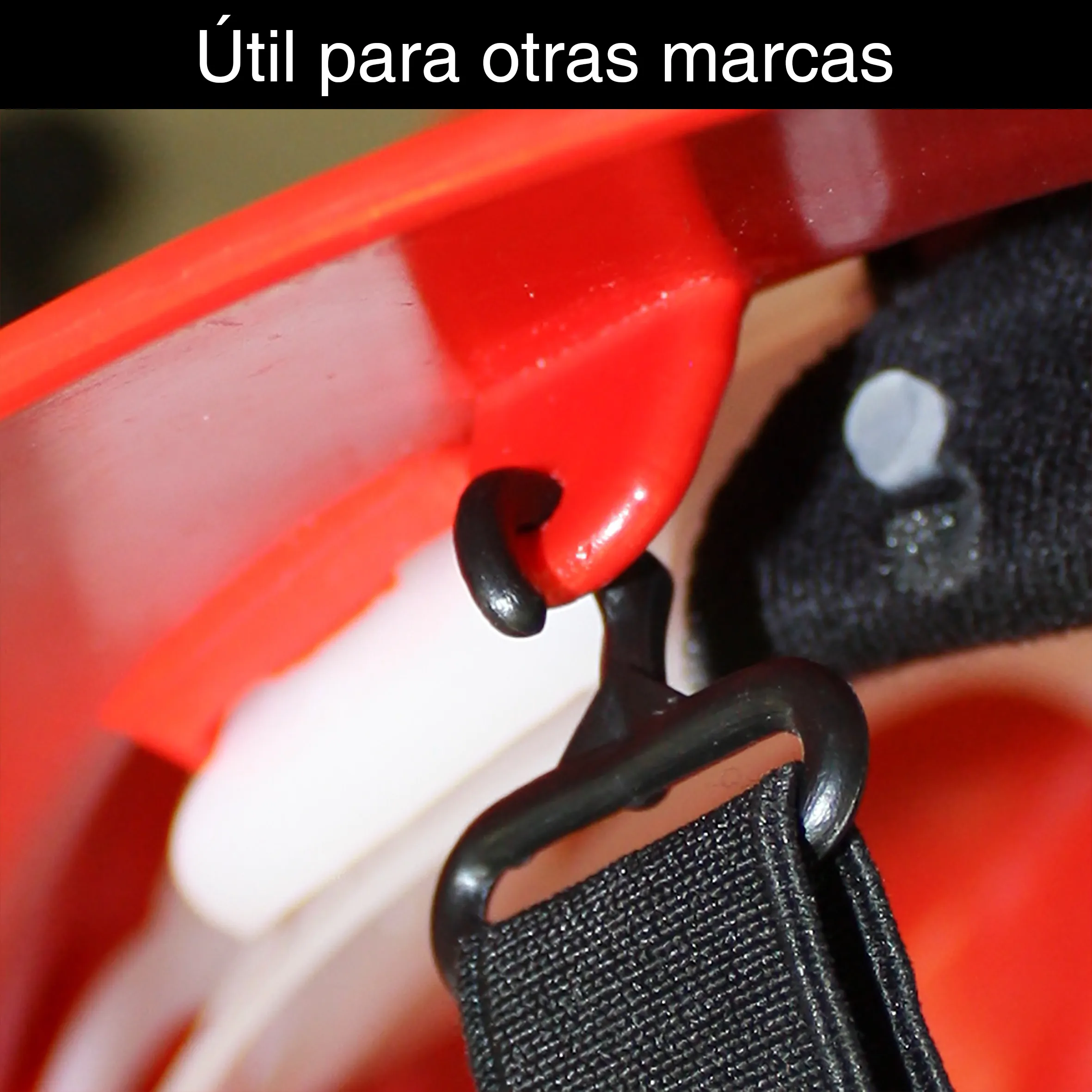 Barbiquejo 2 Puntos con Gancho y Mentonera PVC - Imagen 4