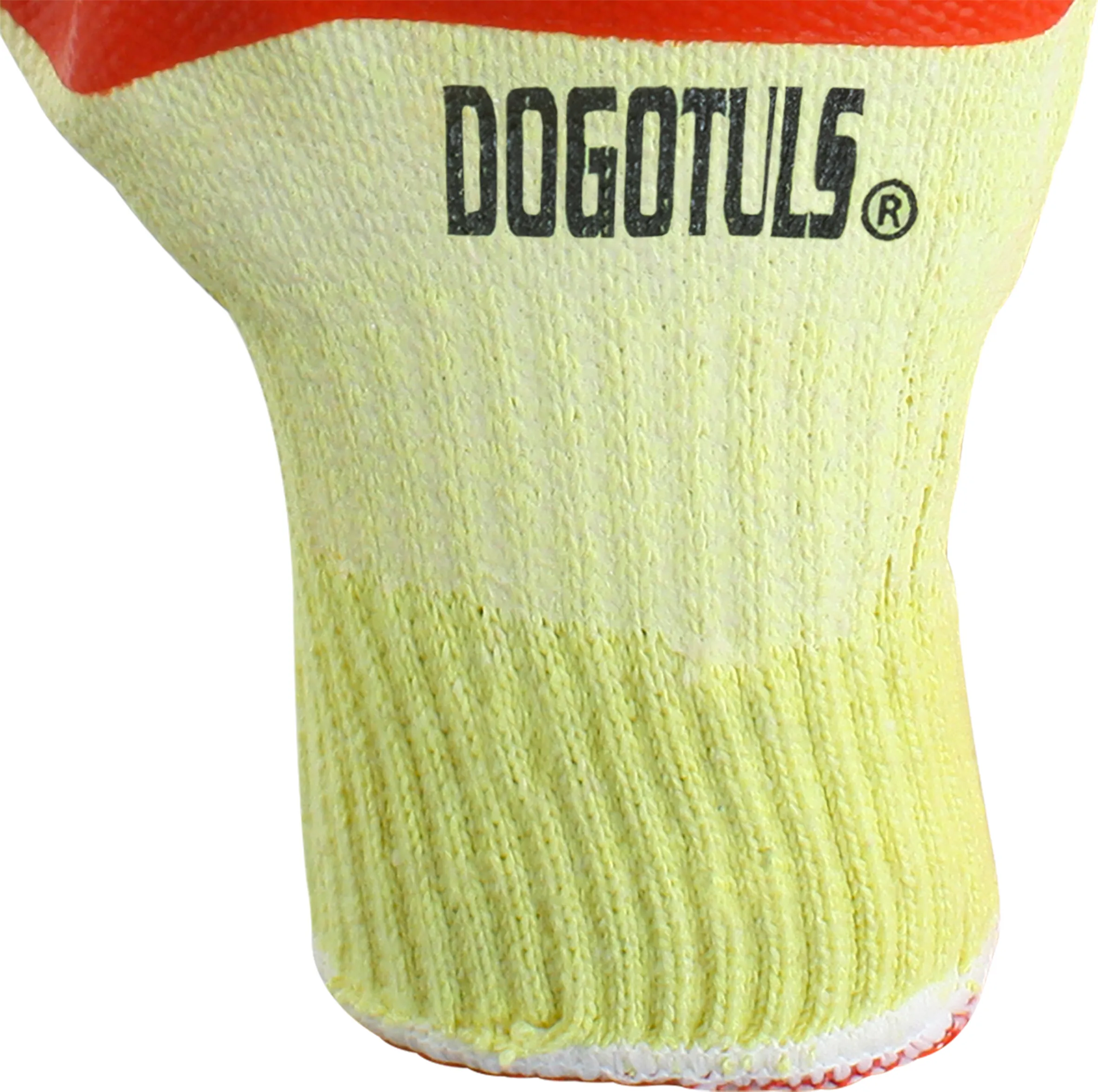 Guante de Construcción Látex Amarillo/Rojo - Imagen 4