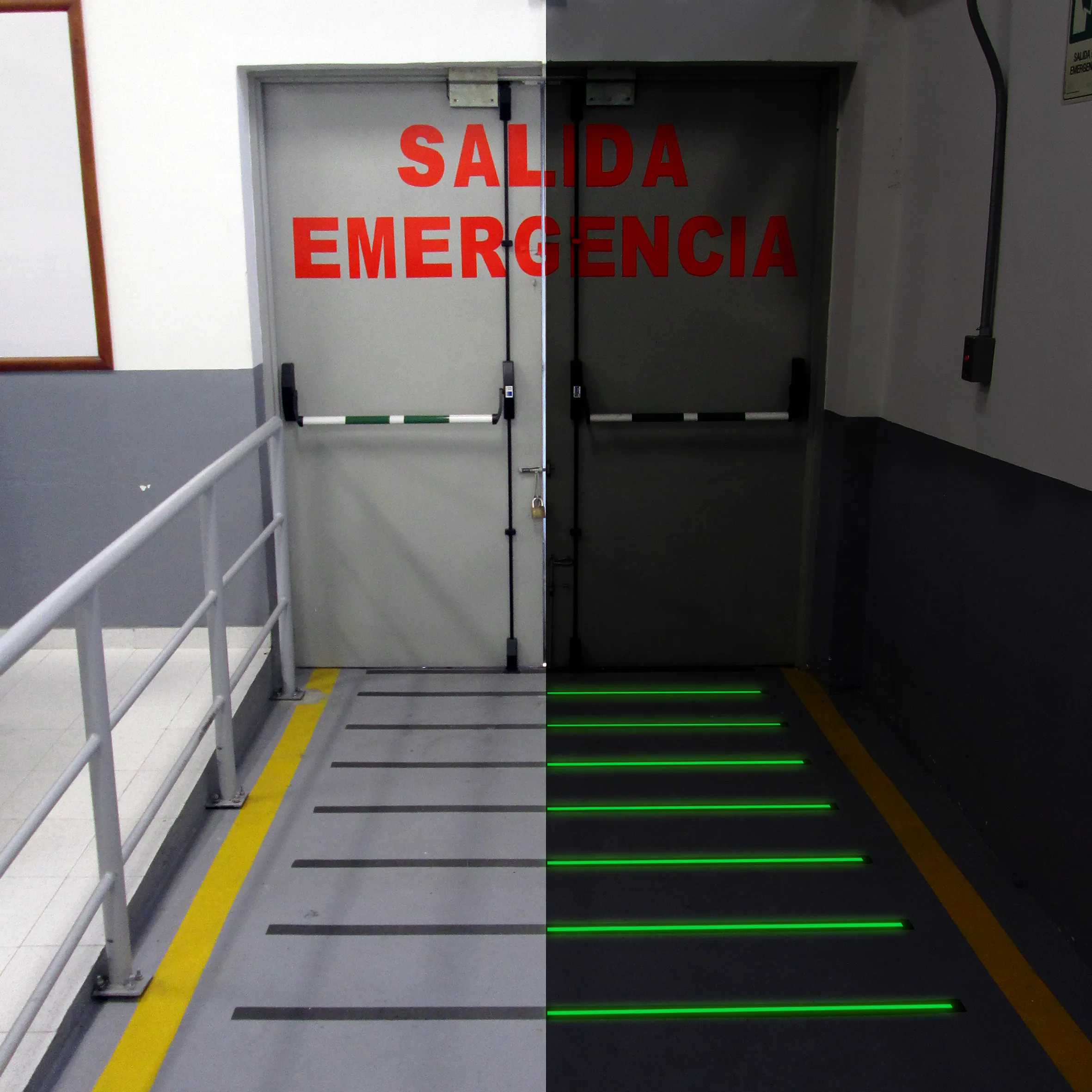 Cinta Antiderrapante 2" x 15' Fotoluminiscente - Imagen 4