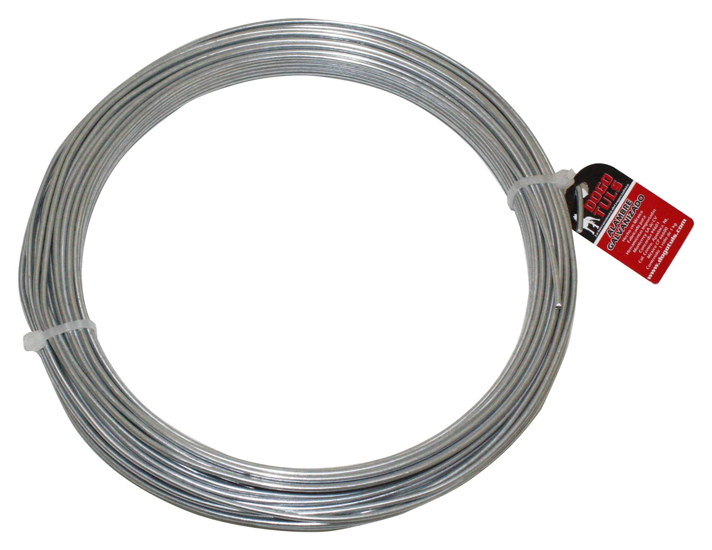 Alambre Galvanizado Cal. 18 Dogotuls - Paquete 20 Piezas