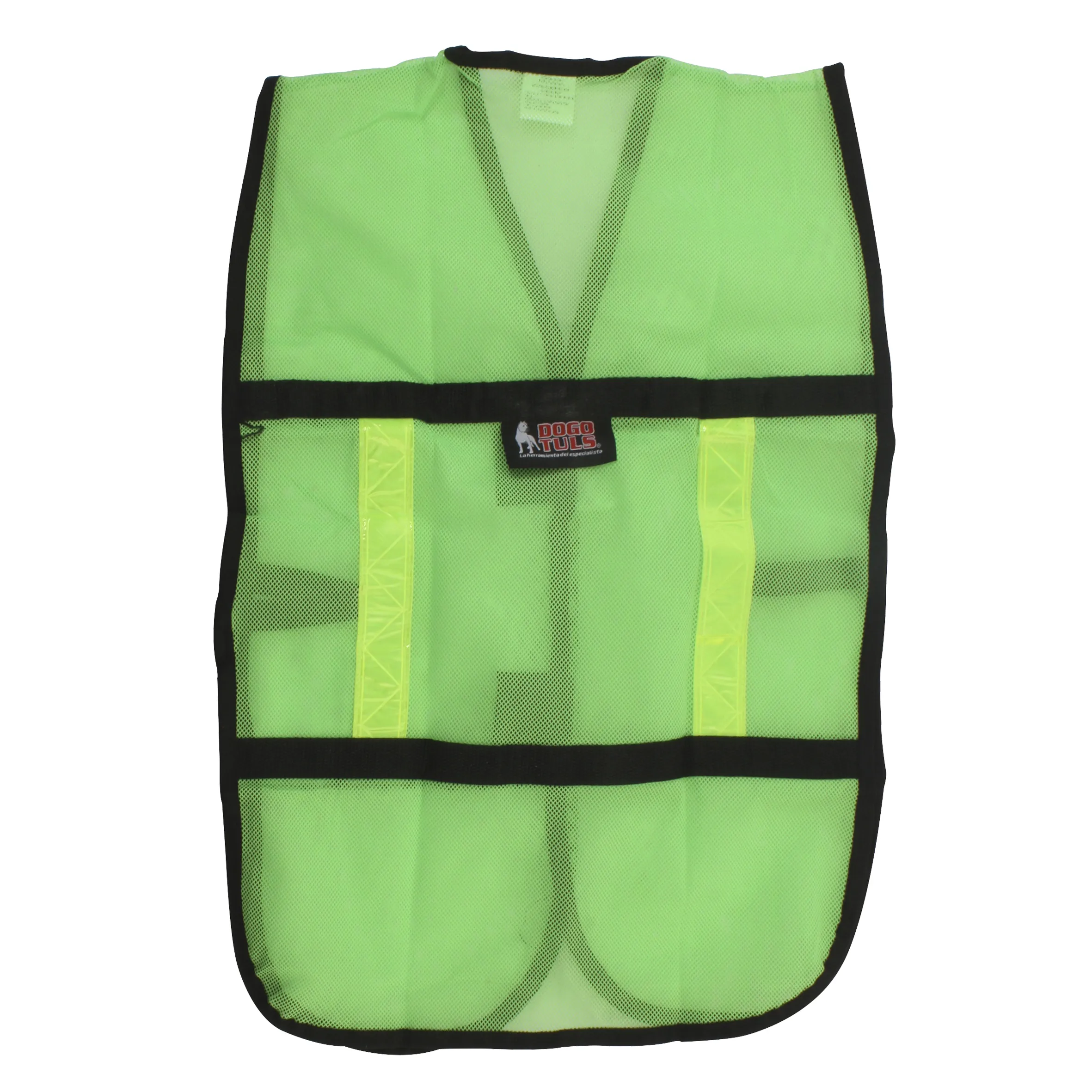 Chaleco de Malla Verde de Seguridad D2 - Imagen 2