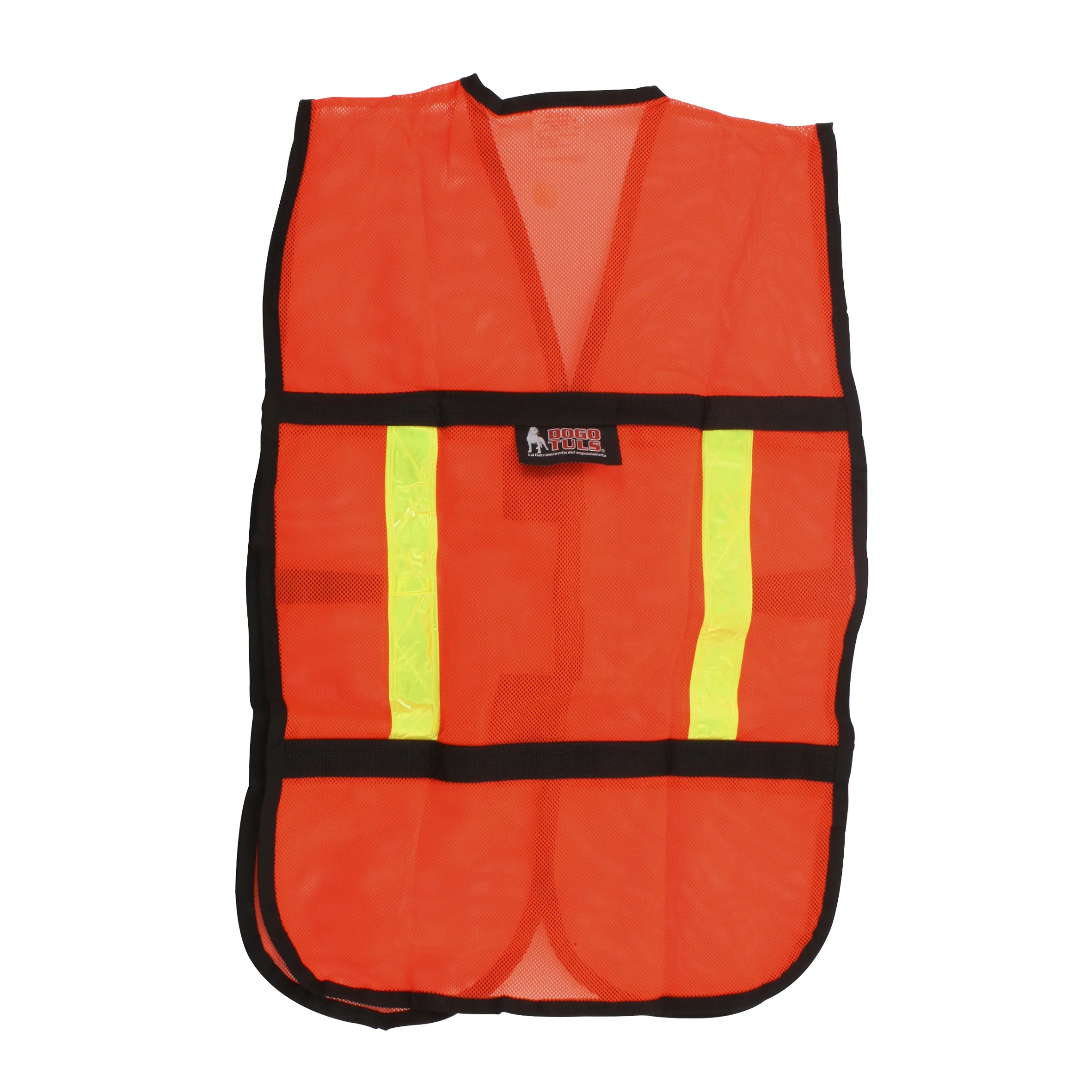Chaleco de Malla Naranja de Seguridad D2 - Imagen 2
