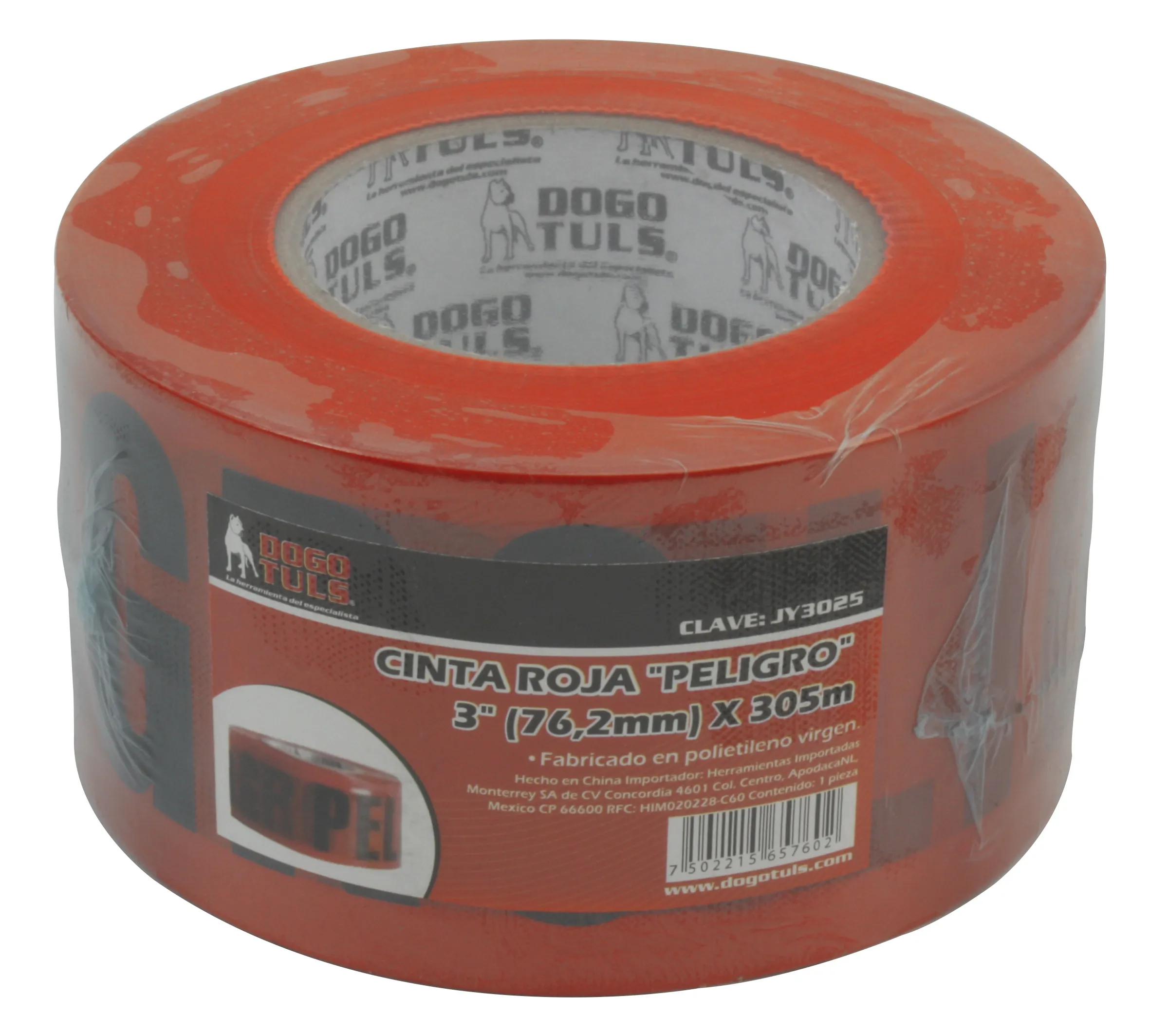 Cinta Roja "Peligro" 3" x 305 m - Imagen 4