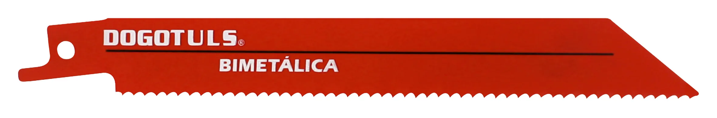 Segueta Sable Bimetálica 8" x 10 Dientes Roja - Paquete 5 Piezas