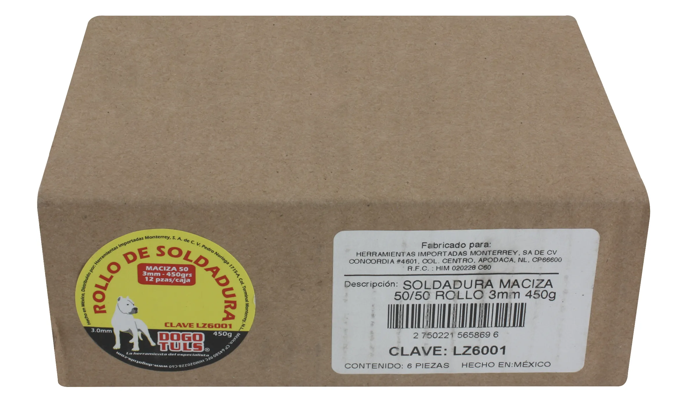 Soldadura Maciza 50/50 Rollo 3 mm 450 g - Imagen 2