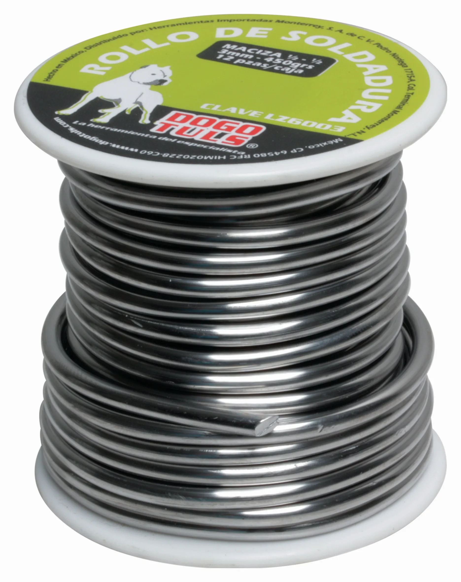 Soldadura 1/2 1/2 Rollo 3 mm 450 g - Paquete 4 Piezas