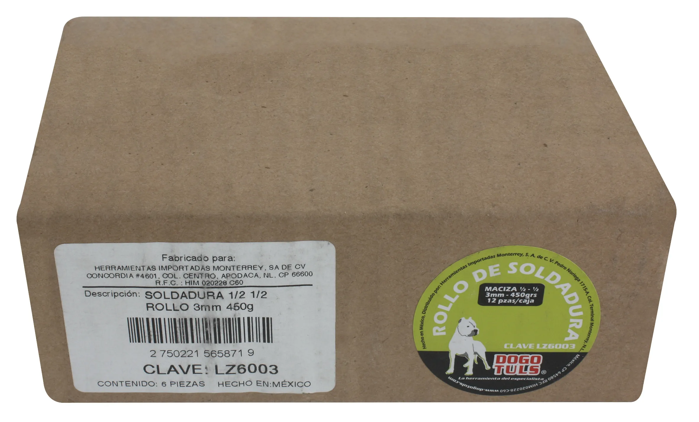 Soldadura 1/2 1/2 Rollo 3 mm 450 g - Imagen 2