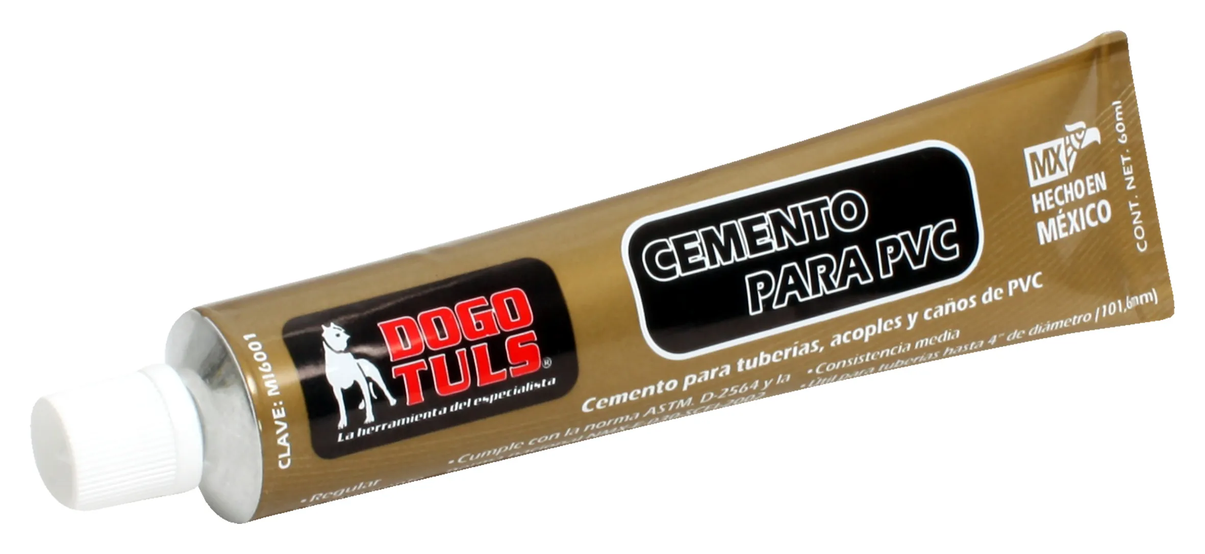 Cemento PVC Regular Tubo 60 mL - Imagen 2