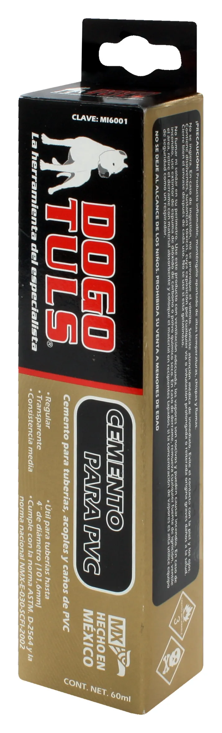 Cemento PVC Regular Tubo 60 mL - Imagen 4