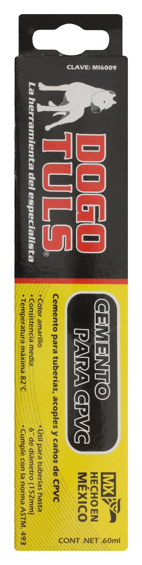 Cemento CPVC Amarillo Tubo 60 mL - Imagen 3