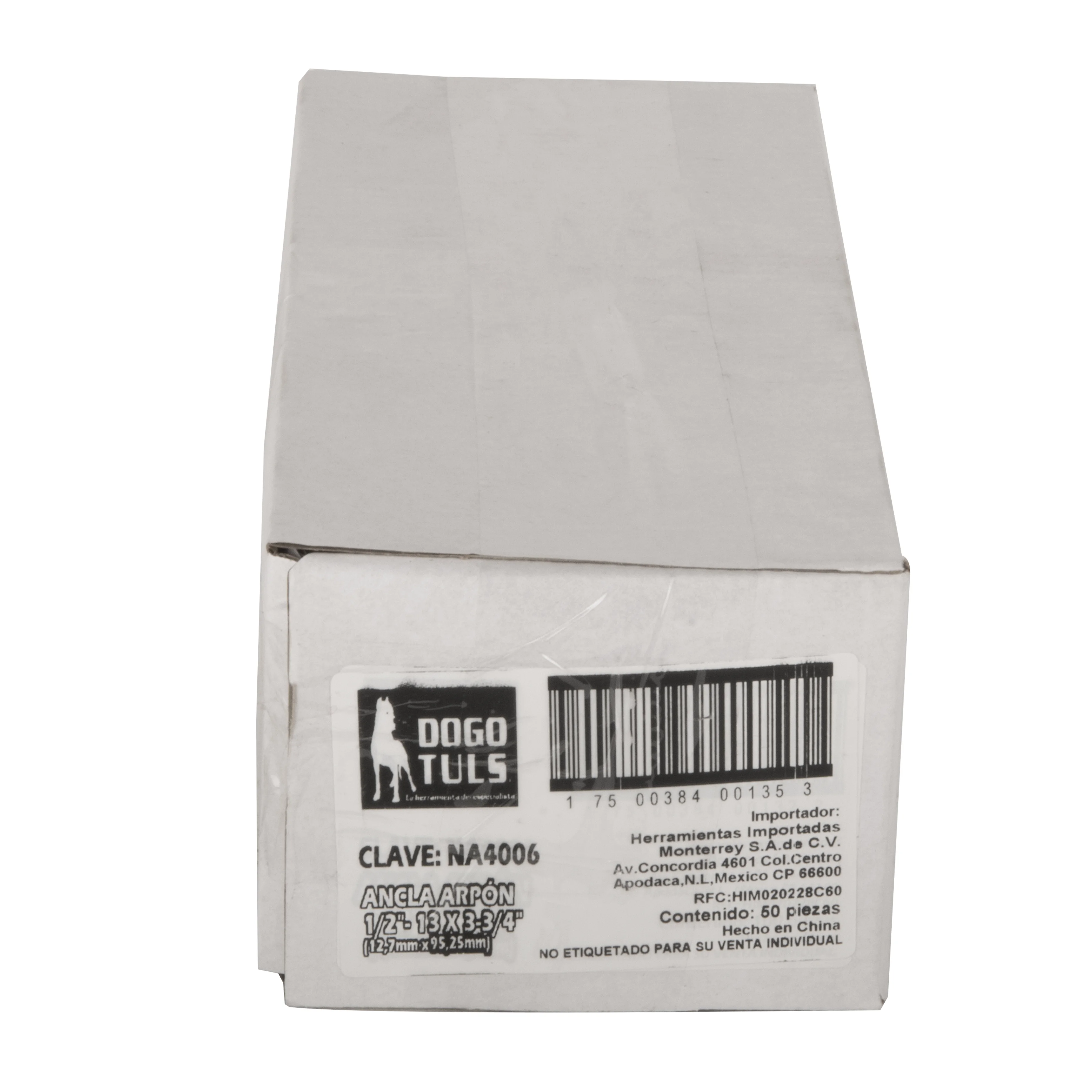 Ancla Arpón 1/2"-13 x 3-3/4" - Imagen 4
