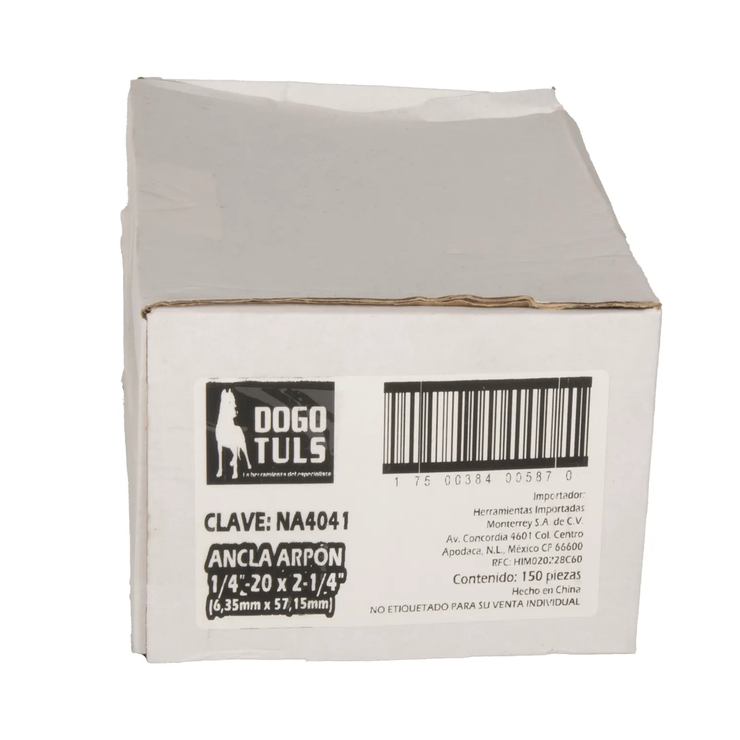 Ancla Arpón 1/4"-20 x 2-1/4" - Imagen 4