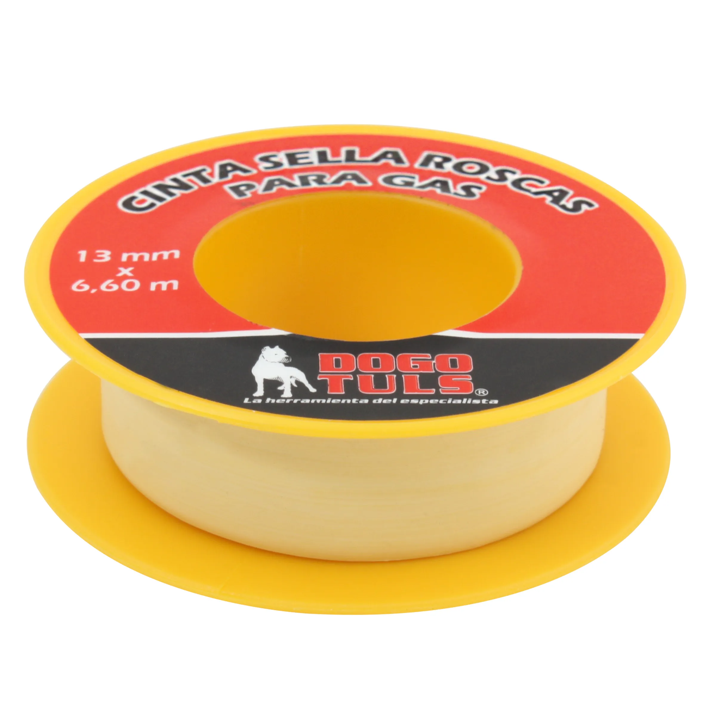 Cinta Sellaroscas 1/2" x 260" para Gas - Paquete 10 Piezas