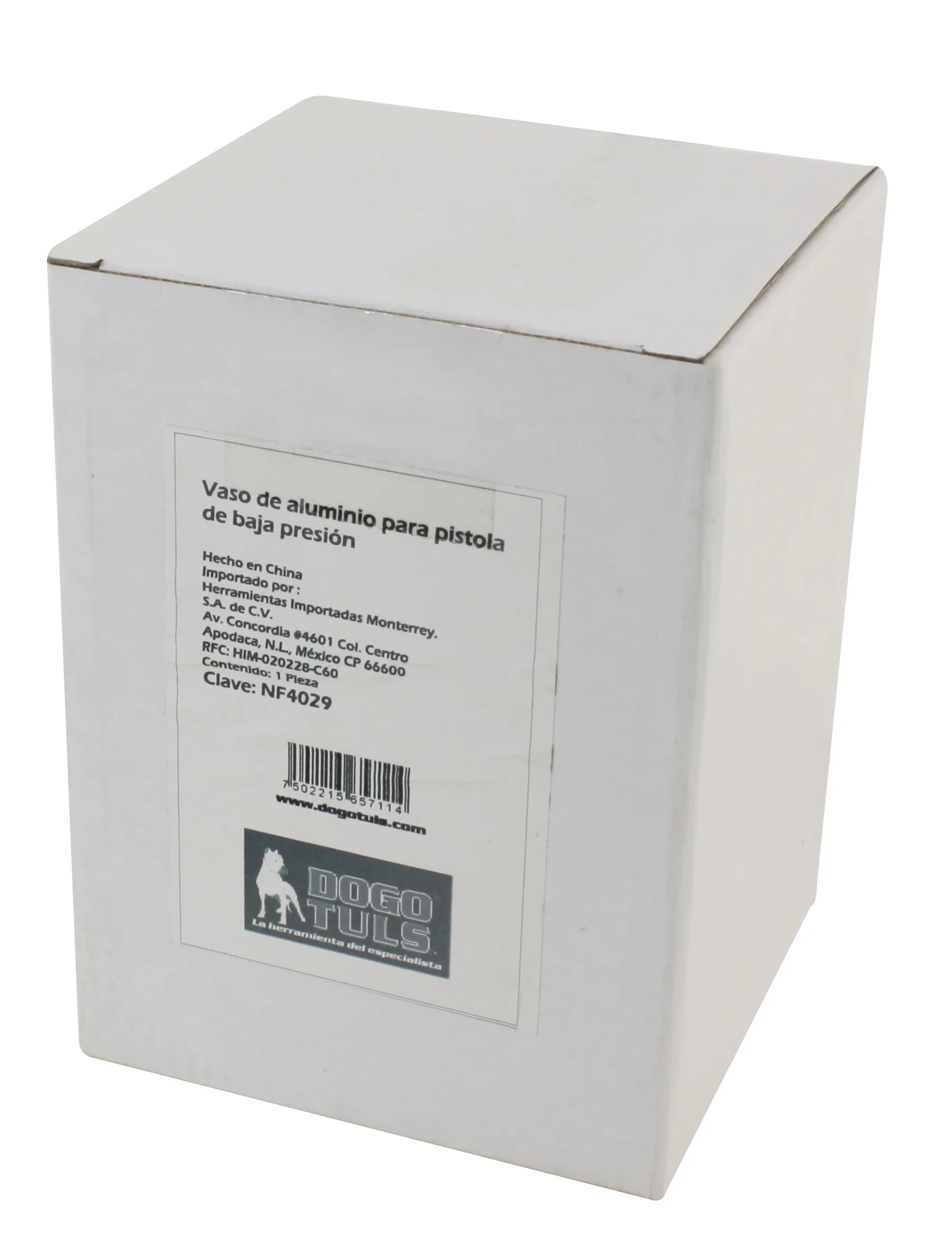 Vaso de Aluminio para Pistola de Baja Presión - Imagen 3