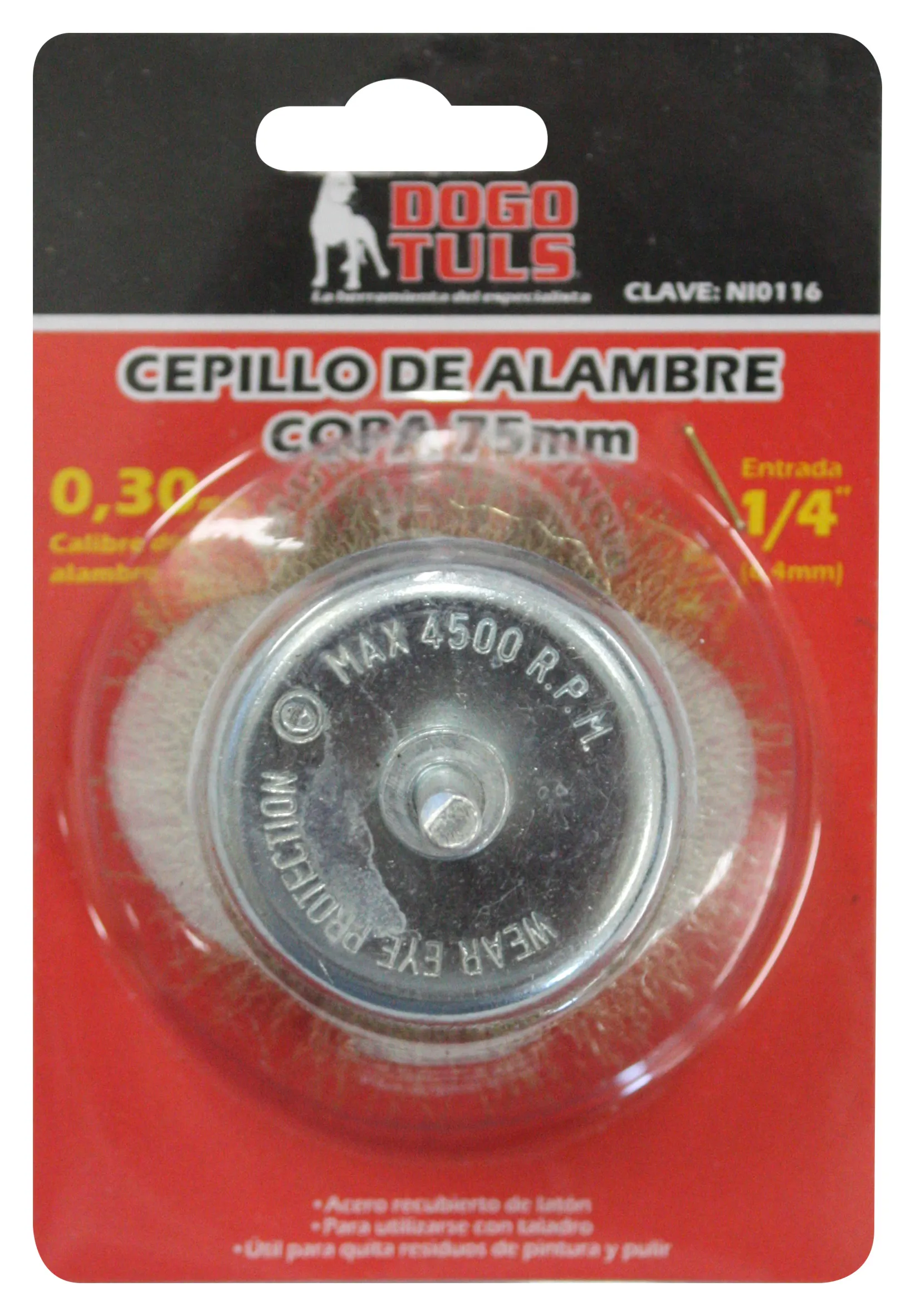 Cepillo de Alambre Copa 70 mm General - Imagen 4