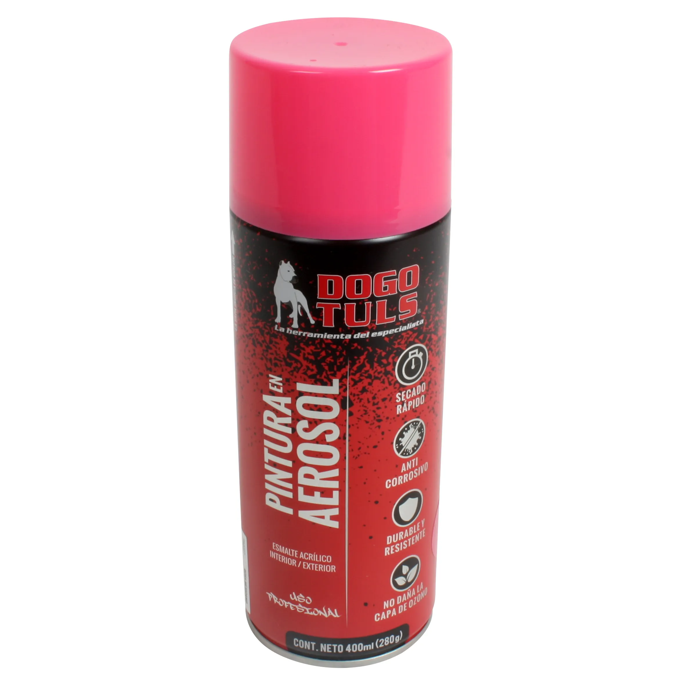 Pintura Aerosol Brillante Rosa Mexicano - Paquete 6 Piezas