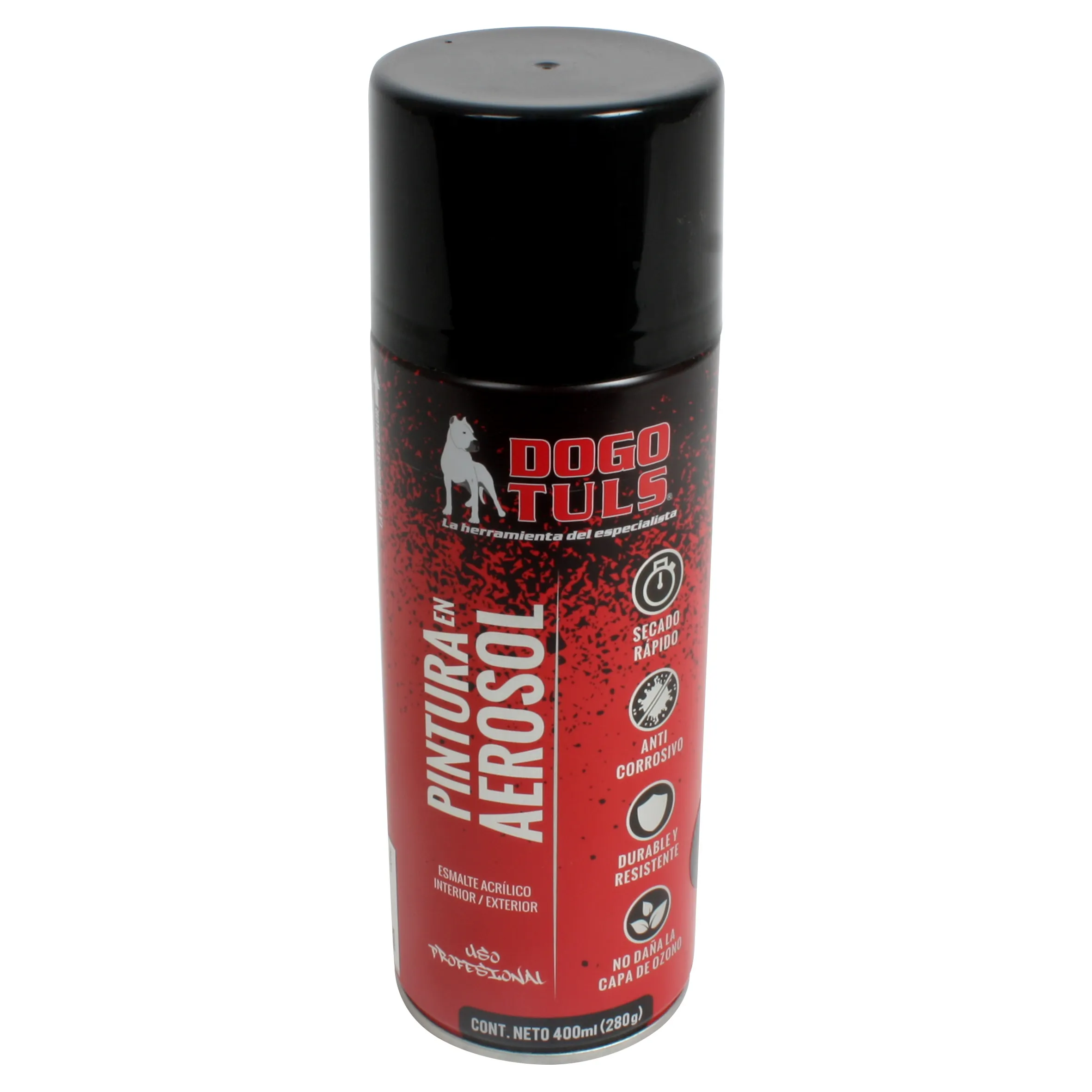 Pintura Aerosol Mate Negro - Paquete 6 Piezas