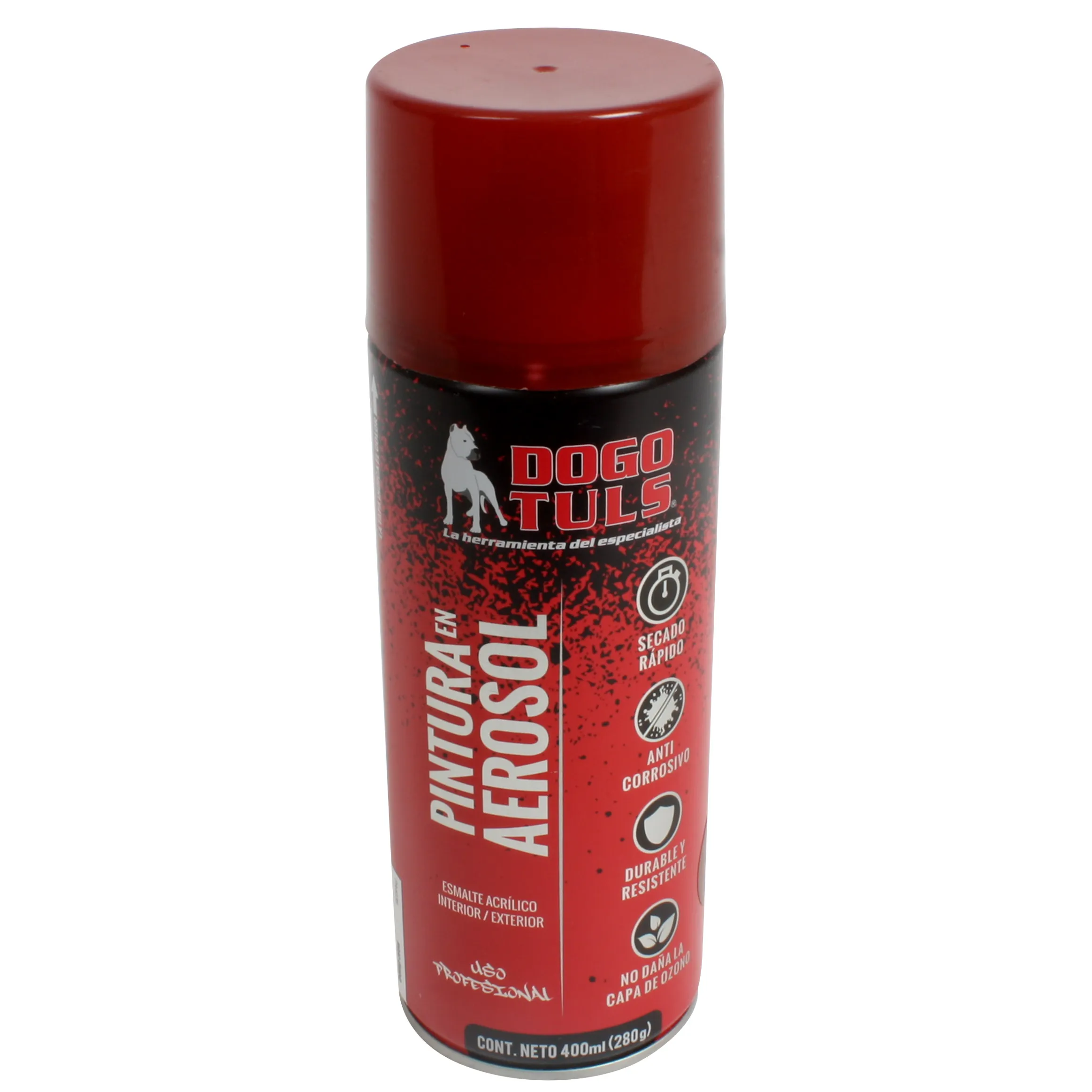 Pintura Aerosol Brillante Rojo Óxido - Paquete 6 Piezas