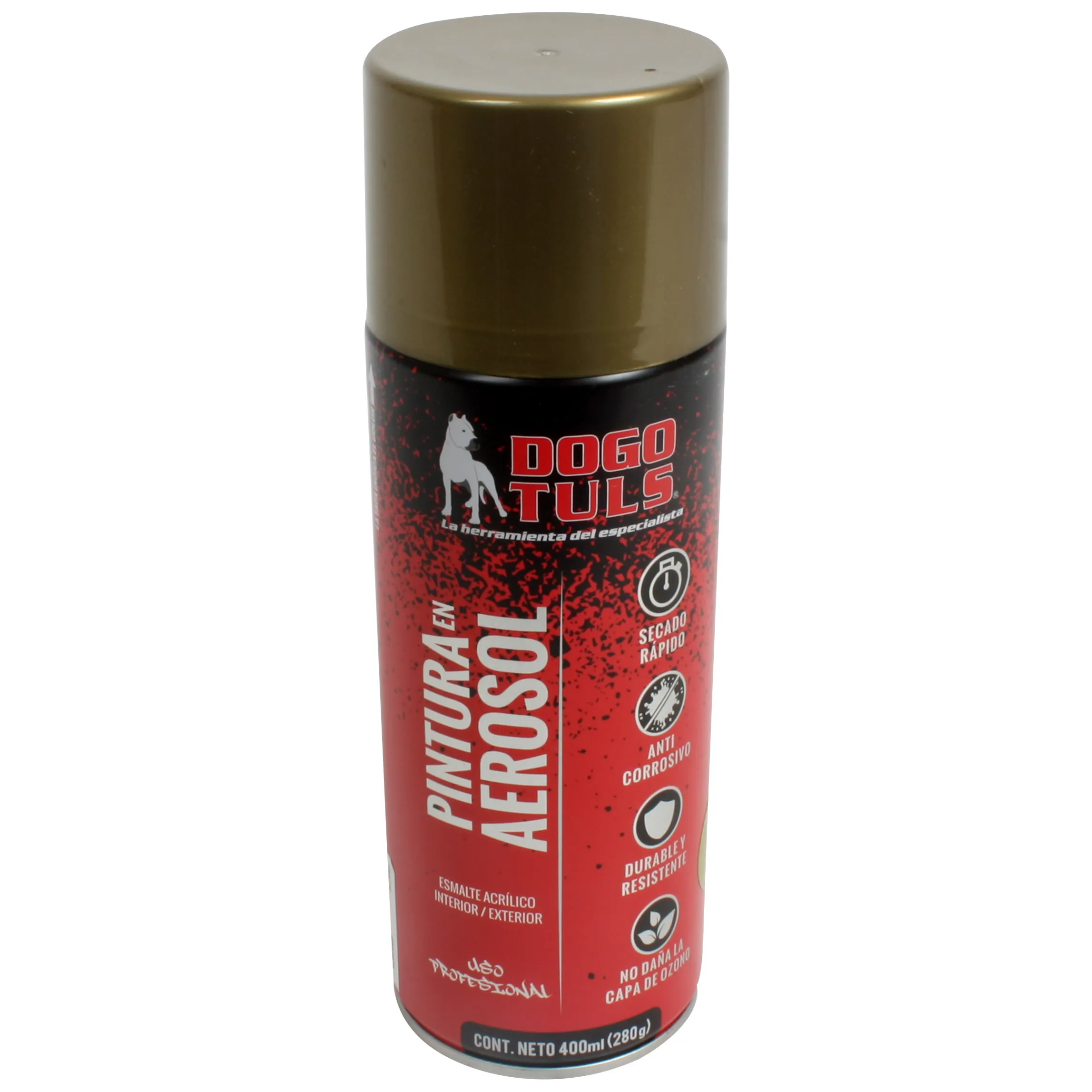 Pintura Aerosol Oro Rico - Paquete 6 Piezas
