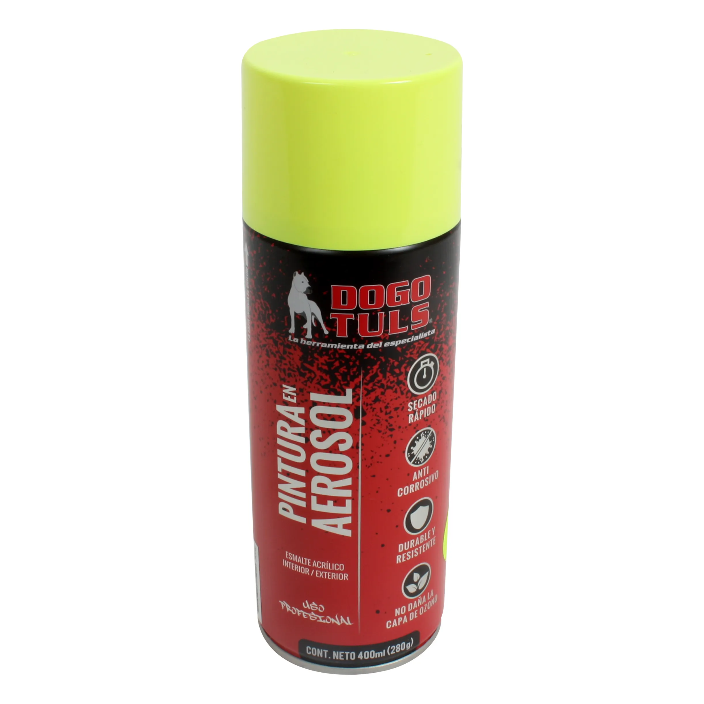 Pintura Aerosol Amarillo Fluorescente - Paquete 6 Piezas