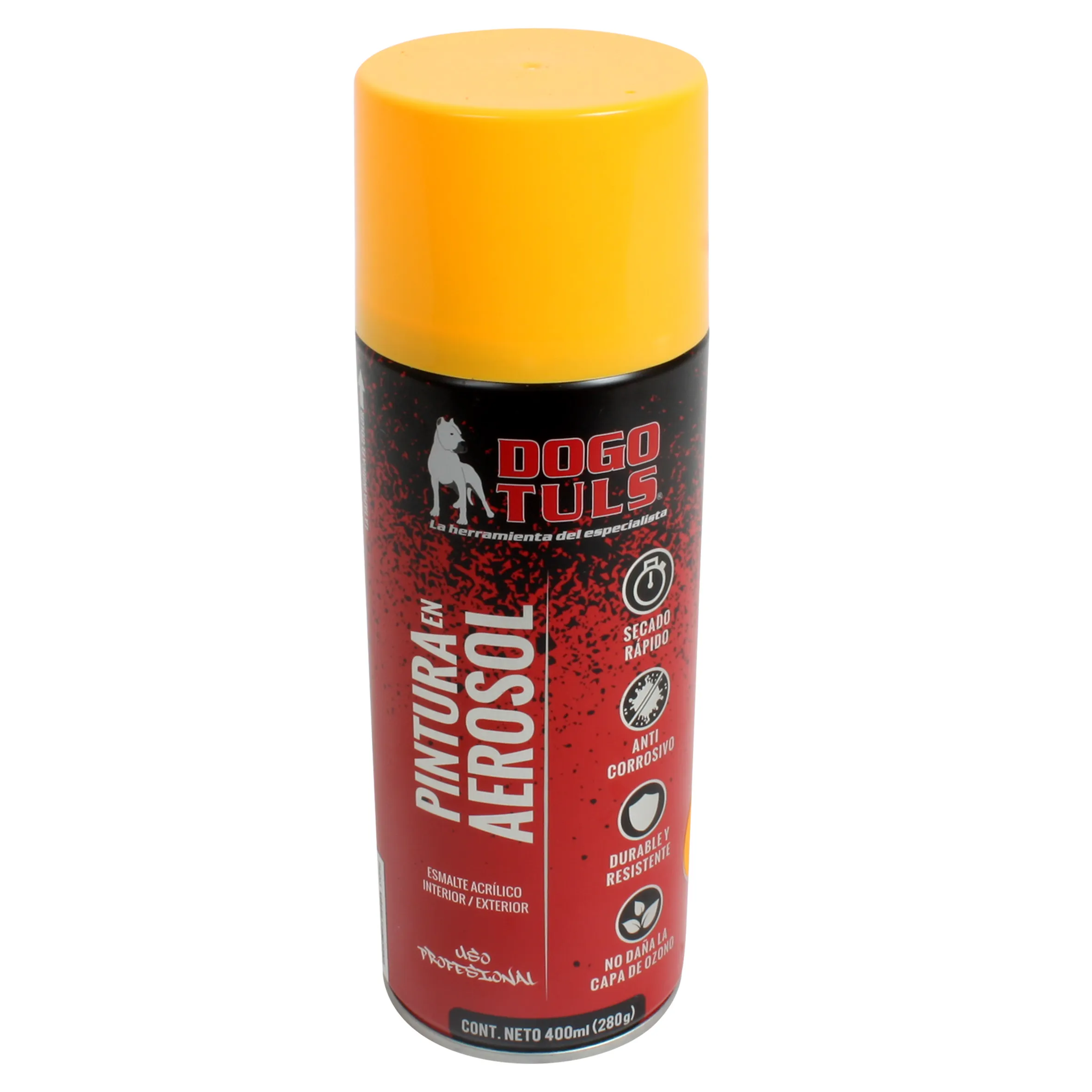 Pintura Aerosol Naranja Fluorescente - Paquete 6 Piezas