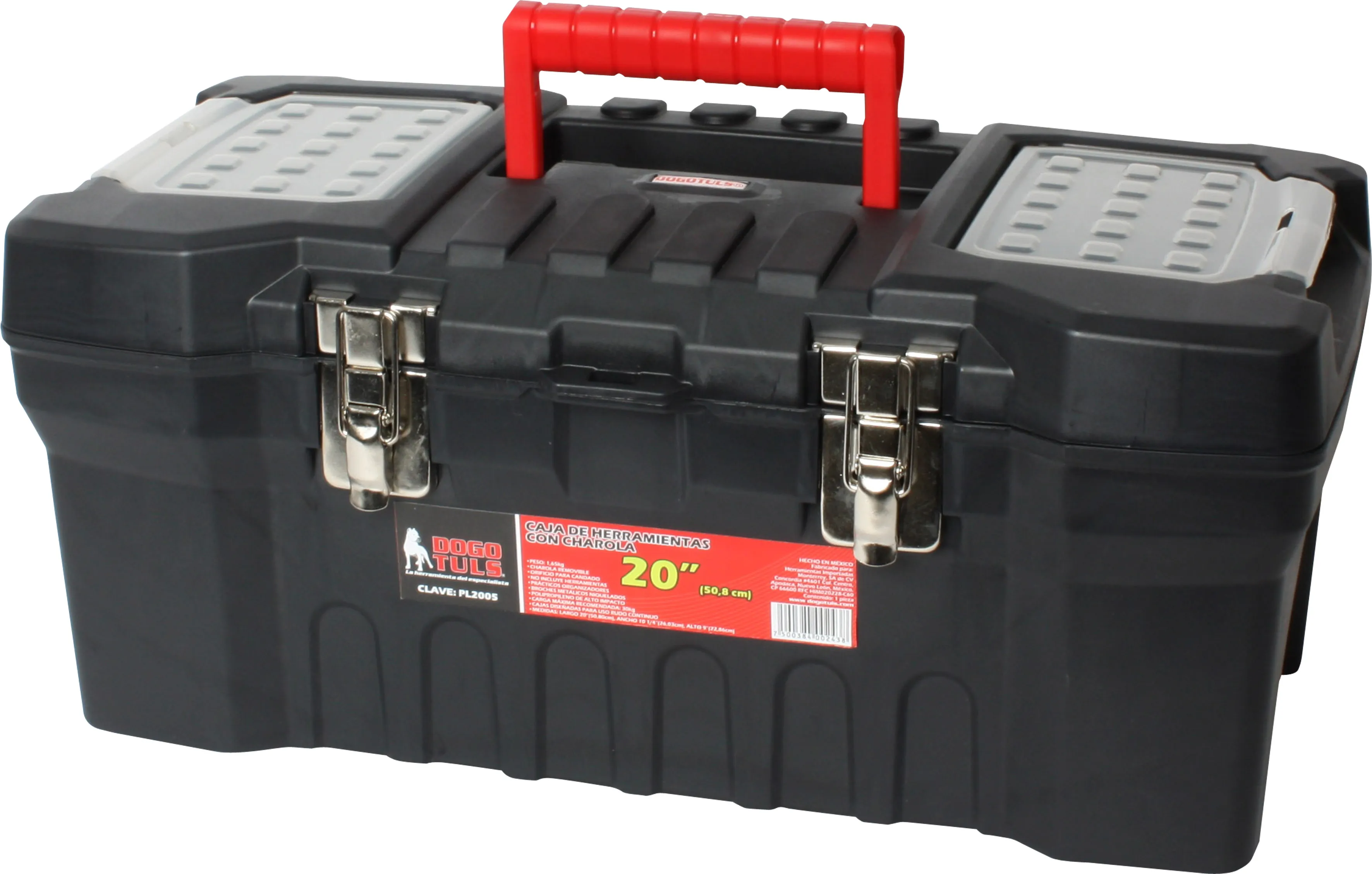 Caja para Herramienta 20" Broche Metálico