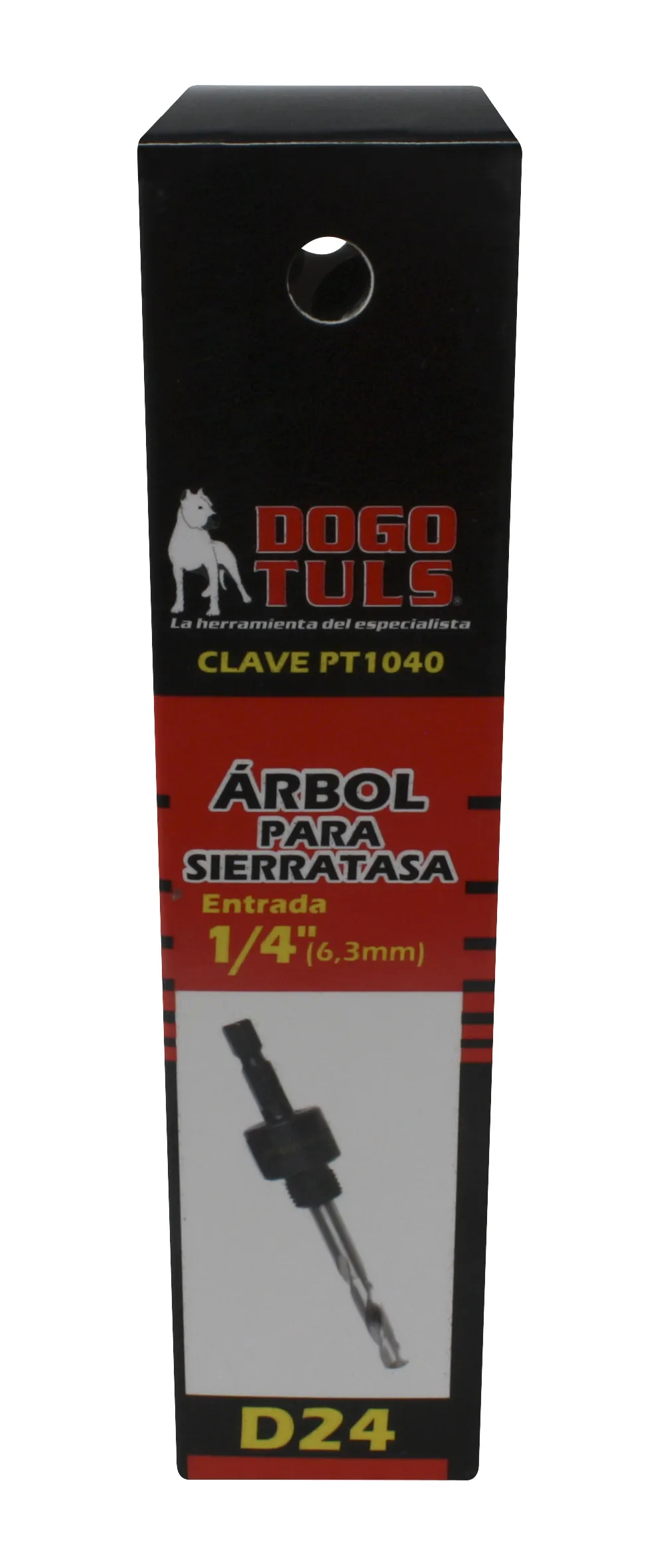 Árbol 1/4" x 1/2" 20 D24 para Sierra Taza - Imagen 4