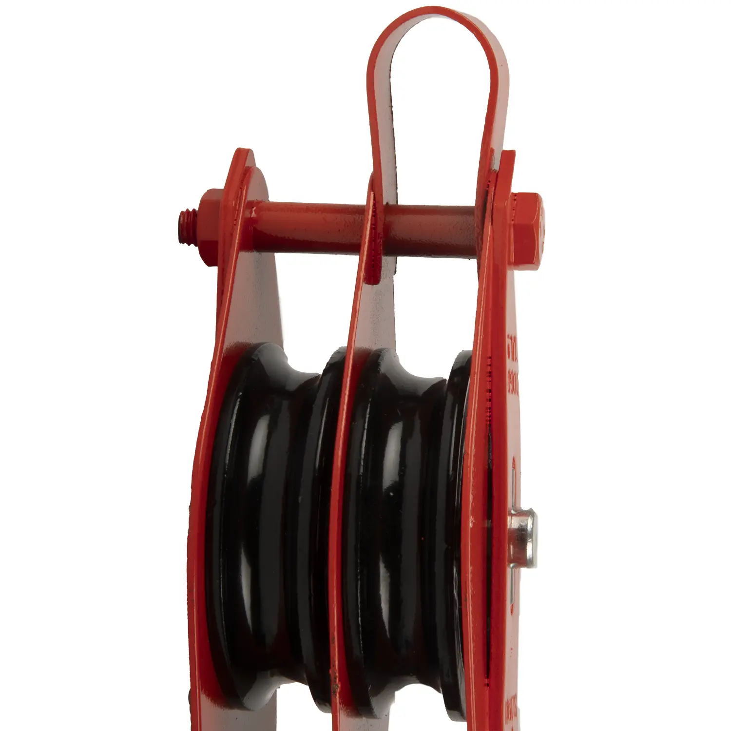 Polea Garrucha Doble 3" 0.5 t Giratoria - Imagen 3