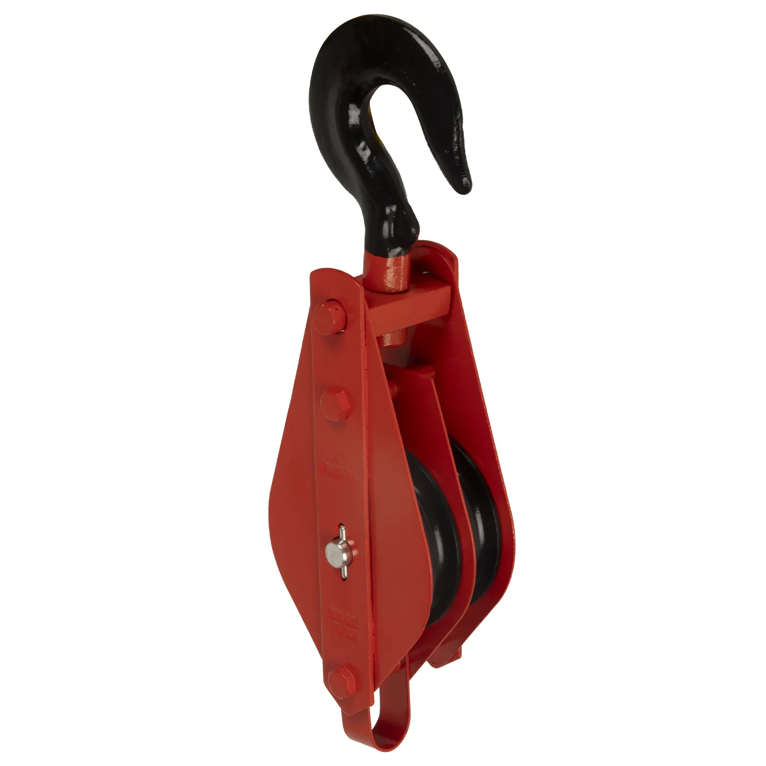 Polea Garrucha Doble 4" 0.8 t Giratoria - Paquete 2 Piezas