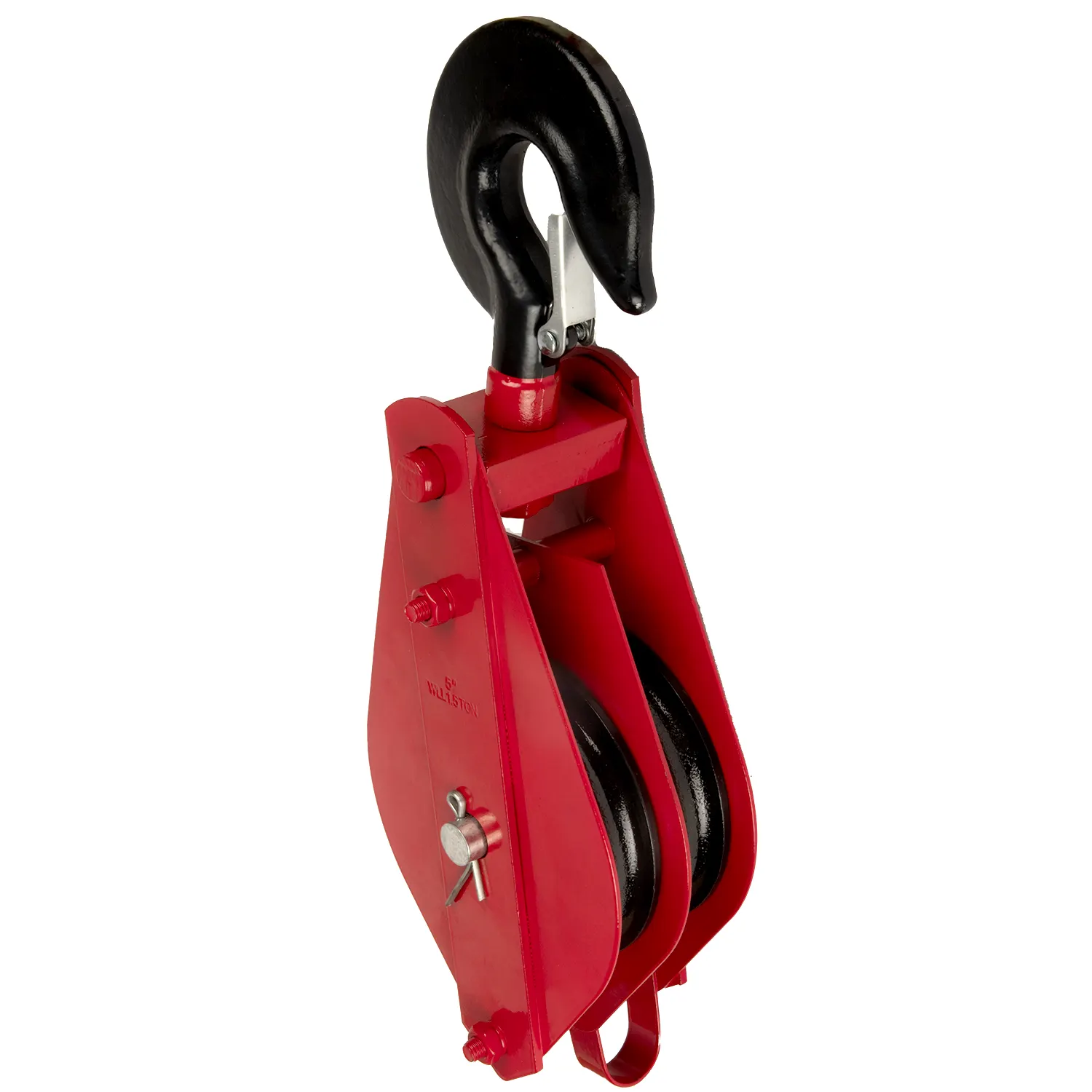Polea Garrucha Doble 5" 1.5 t Giratoria - Paquete 2 Piezas