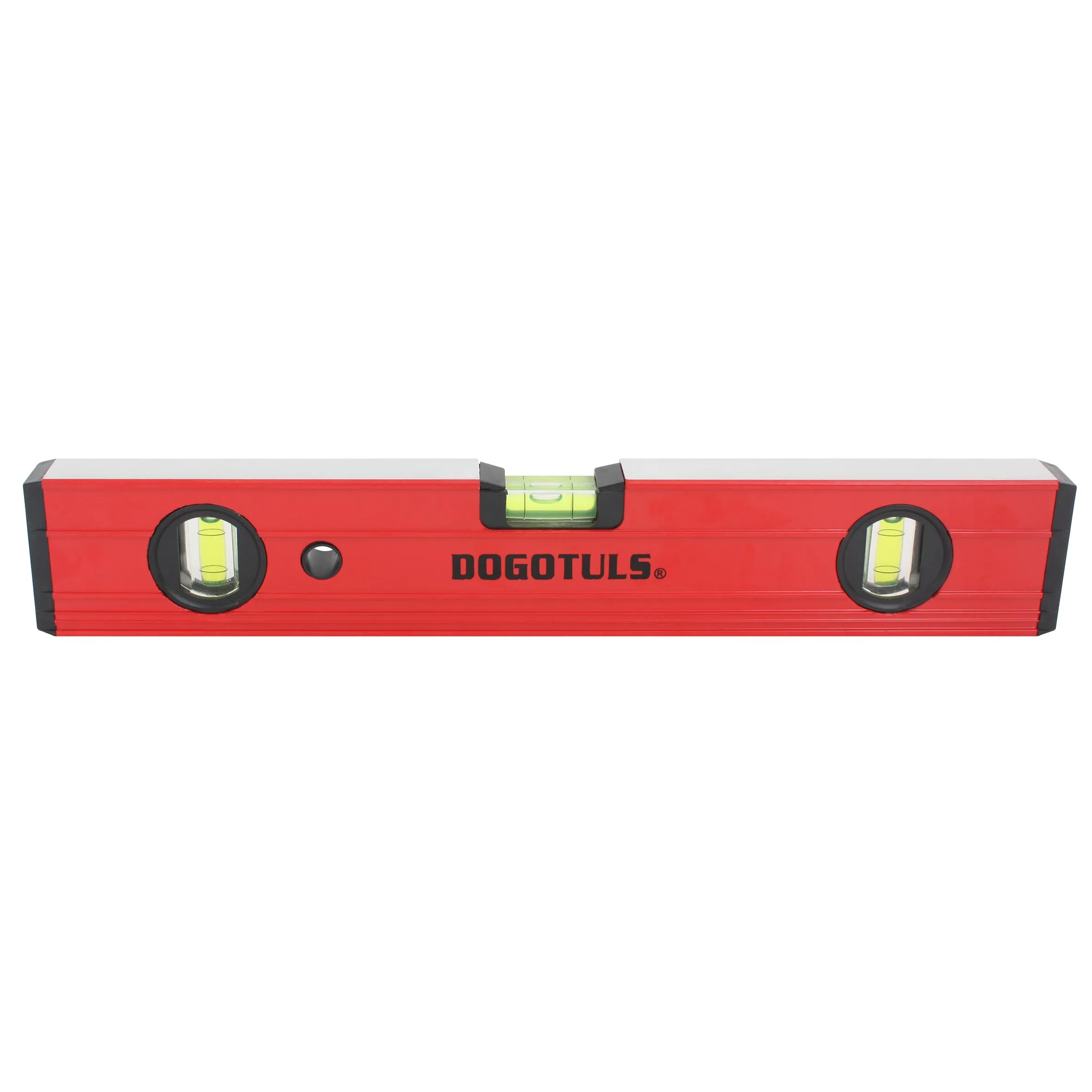 Nivel de Aluminio Rojo 14" 3 Gotas - Paquete 5 Piezas