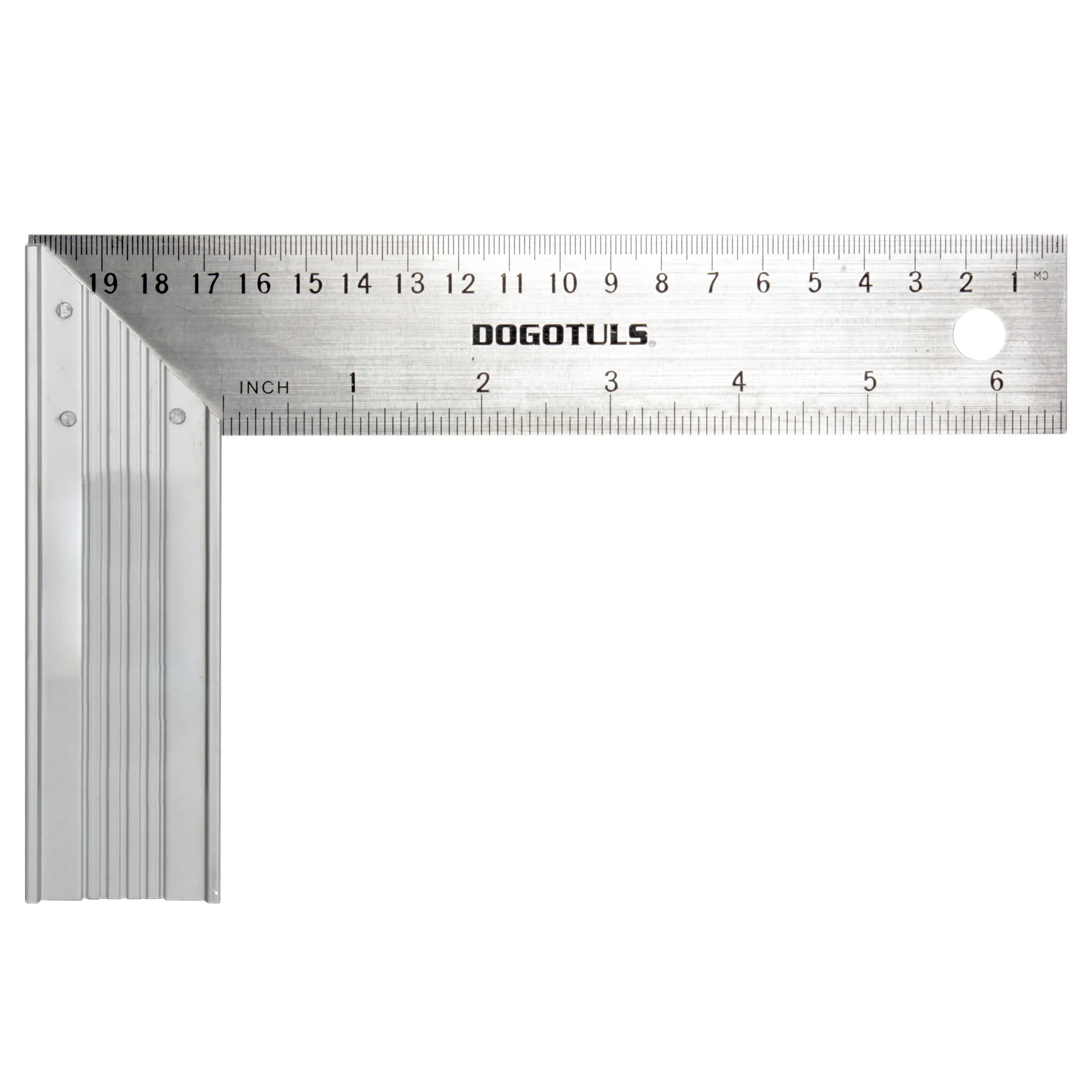 Escuadra de Carpintero 6" Acero Inoxidable Dogo - Paquete 6 Piezas
