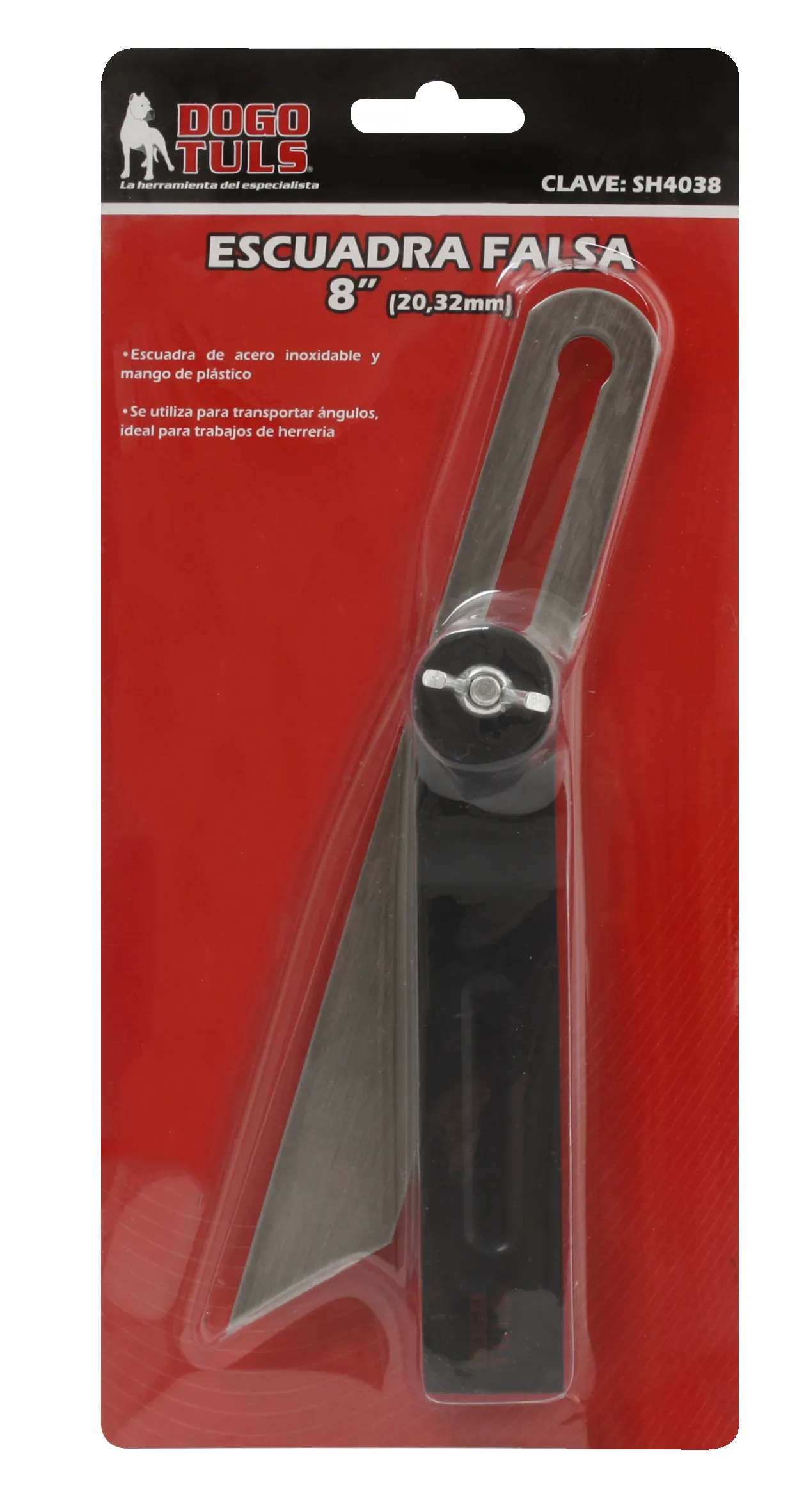 Escuadra Falsa 8" Acero Inoxidable Dogotuls - Imagen 4