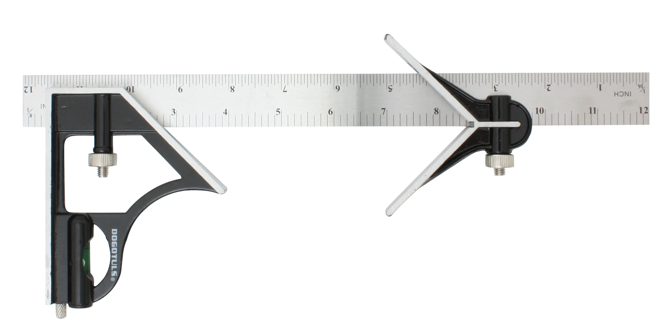 Escuadra de Combinación Metálica 12" 304.8 mm - Paquete 5 Piezas