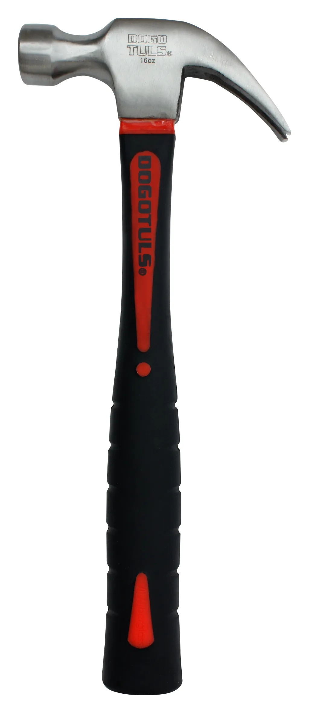 Martillo Uña Curva 16 oz Fibra de Vidrio - Paquete 4 Piezas