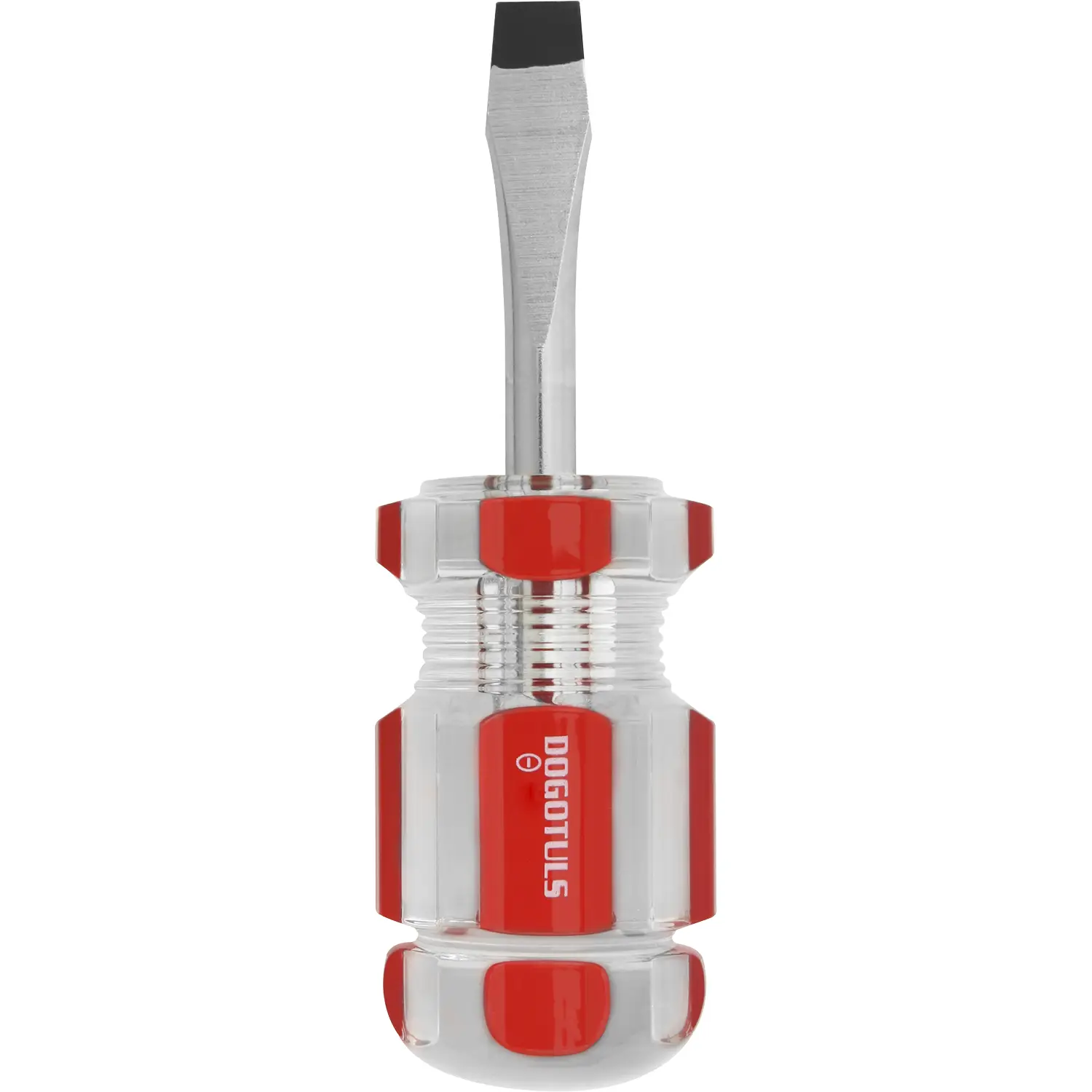 Desarmador de Acetato Rojo Plano 1/4" x 1.5" - Paquete 6 Piezas