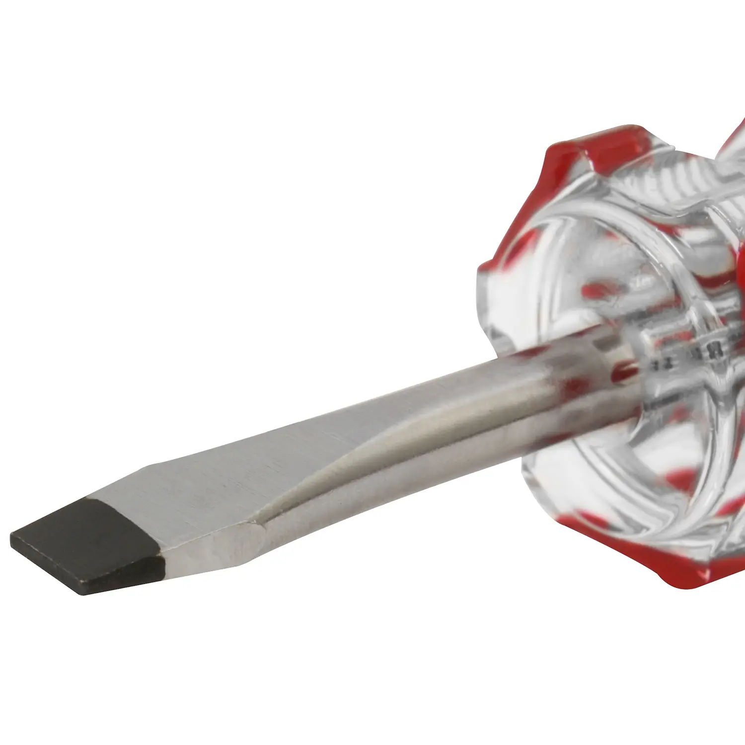Desarmador de Acetato Rojo Plano 1/4" x 1.5" - Imagen 2