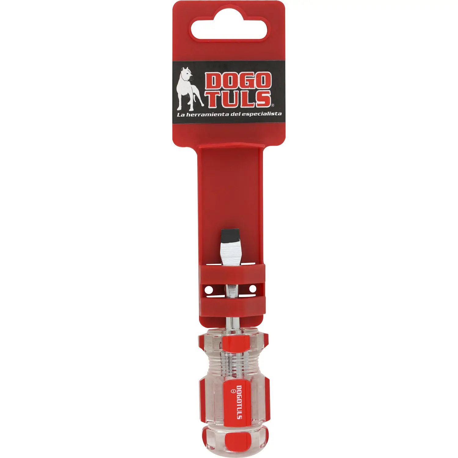 Desarmador de Acetato Rojo Plano 1/4" x 1.5" - Imagen 4