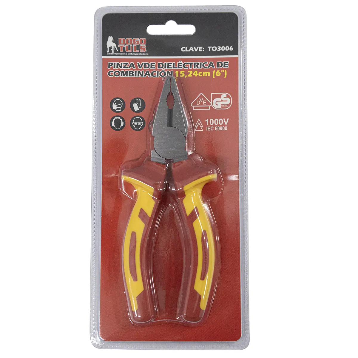Pinza VDE Dieléctrica 6" Combinación - Imagen 4