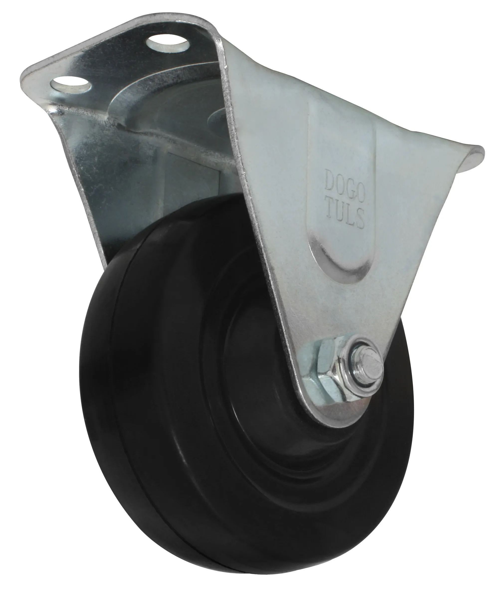 Rodaja de Hule Negro Fija 4" - Imagen 2