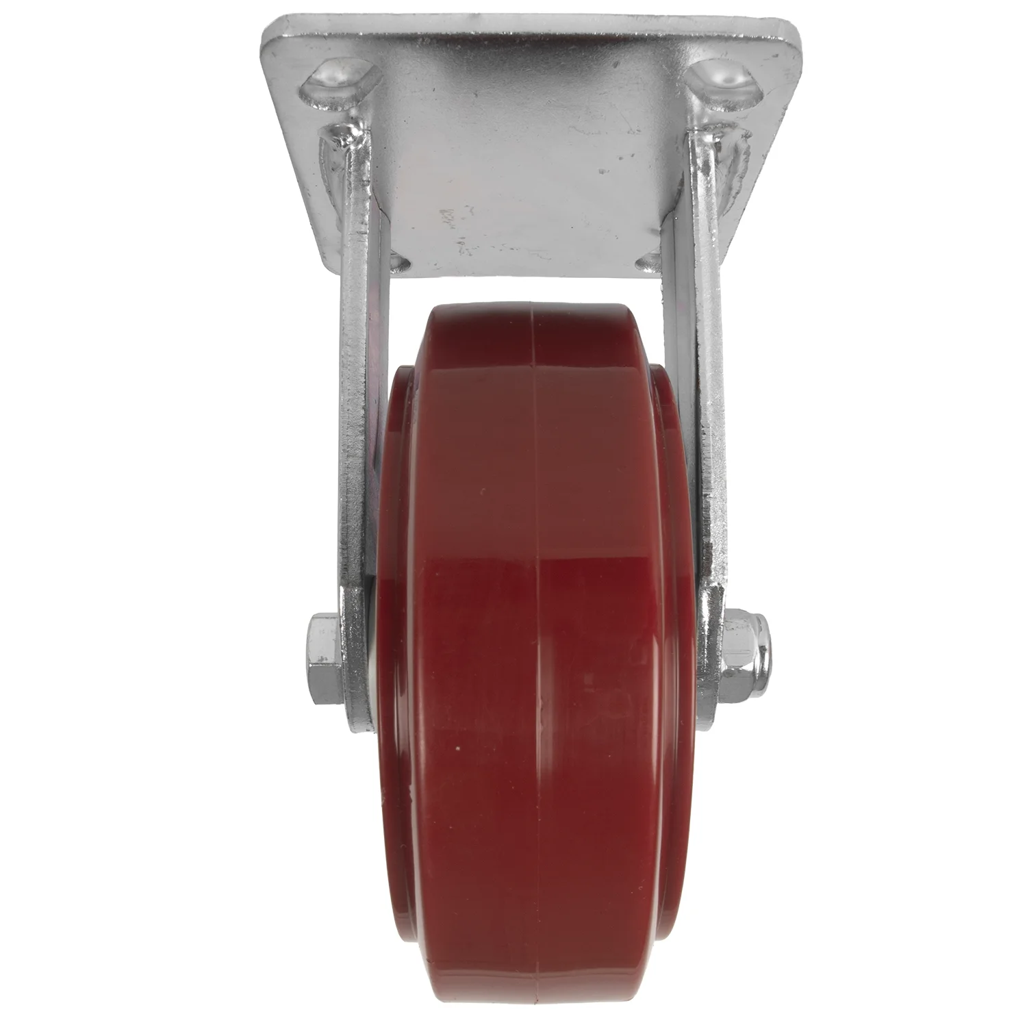 Rodaja de PU Marrón Fija 6" - Imagen 2