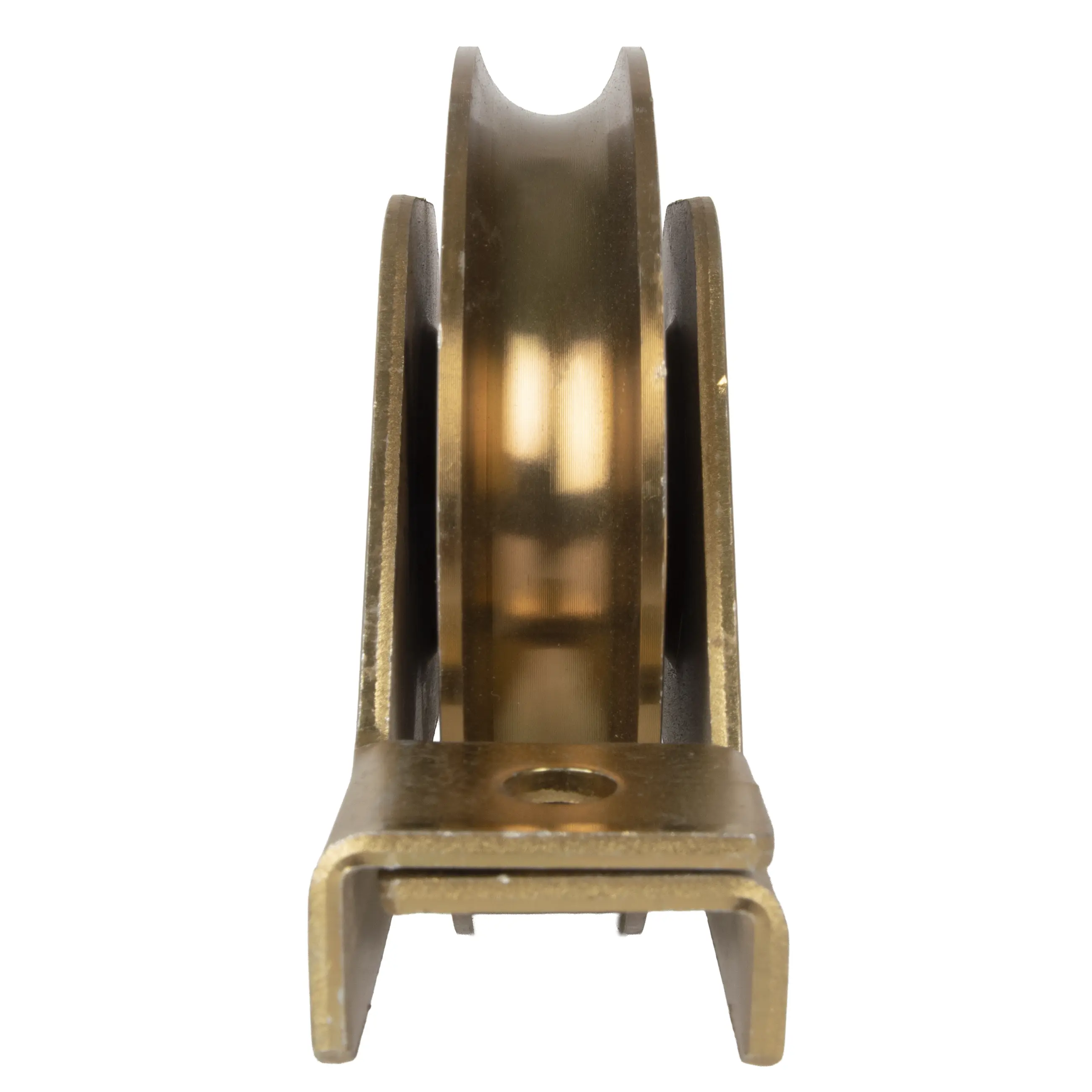Rueda para Portón de Acero en U con Soporte 80 mm - Imagen 2