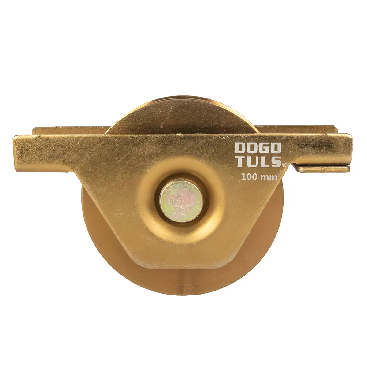 Rueda para Portón de Acero en U con Soporte 100 mm - Imagen 3